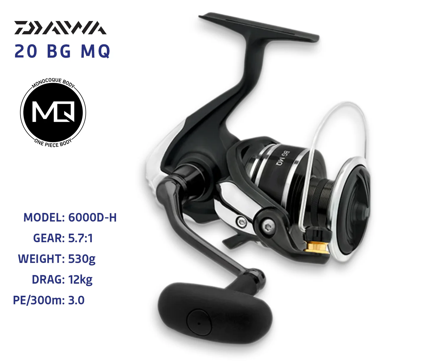 20 BG MQ Saltwater Spin Reel - Image 5