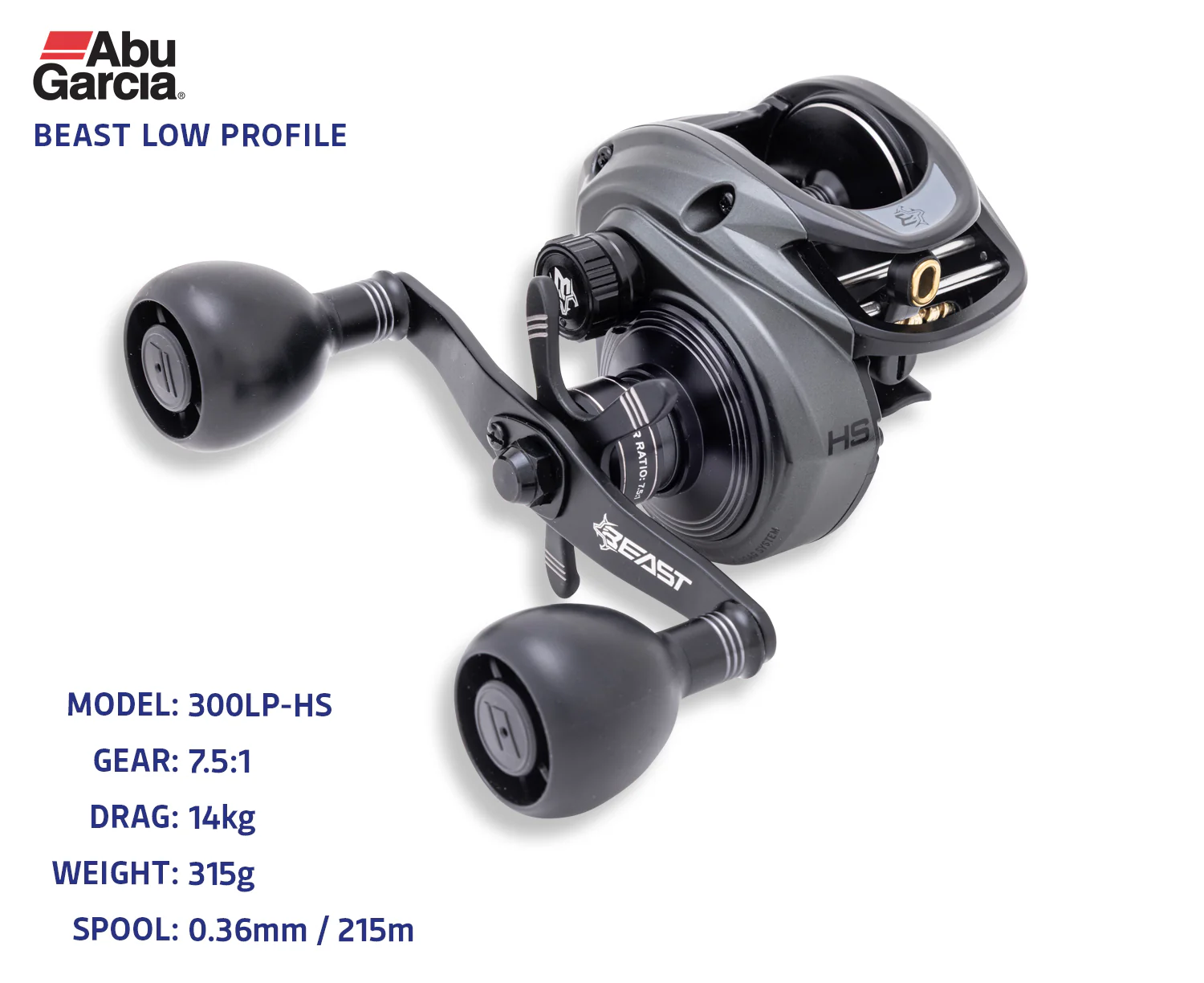 Abu Garcia Beast Low Profile - Image 3