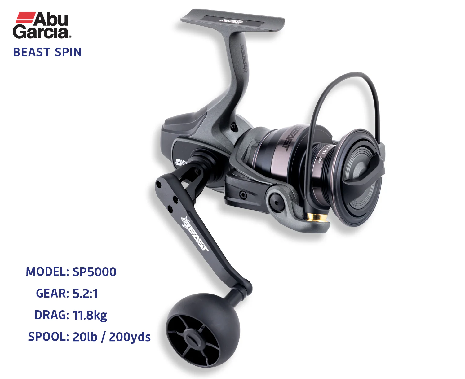 Abu Garcia Beast Spin Reel - Image 4