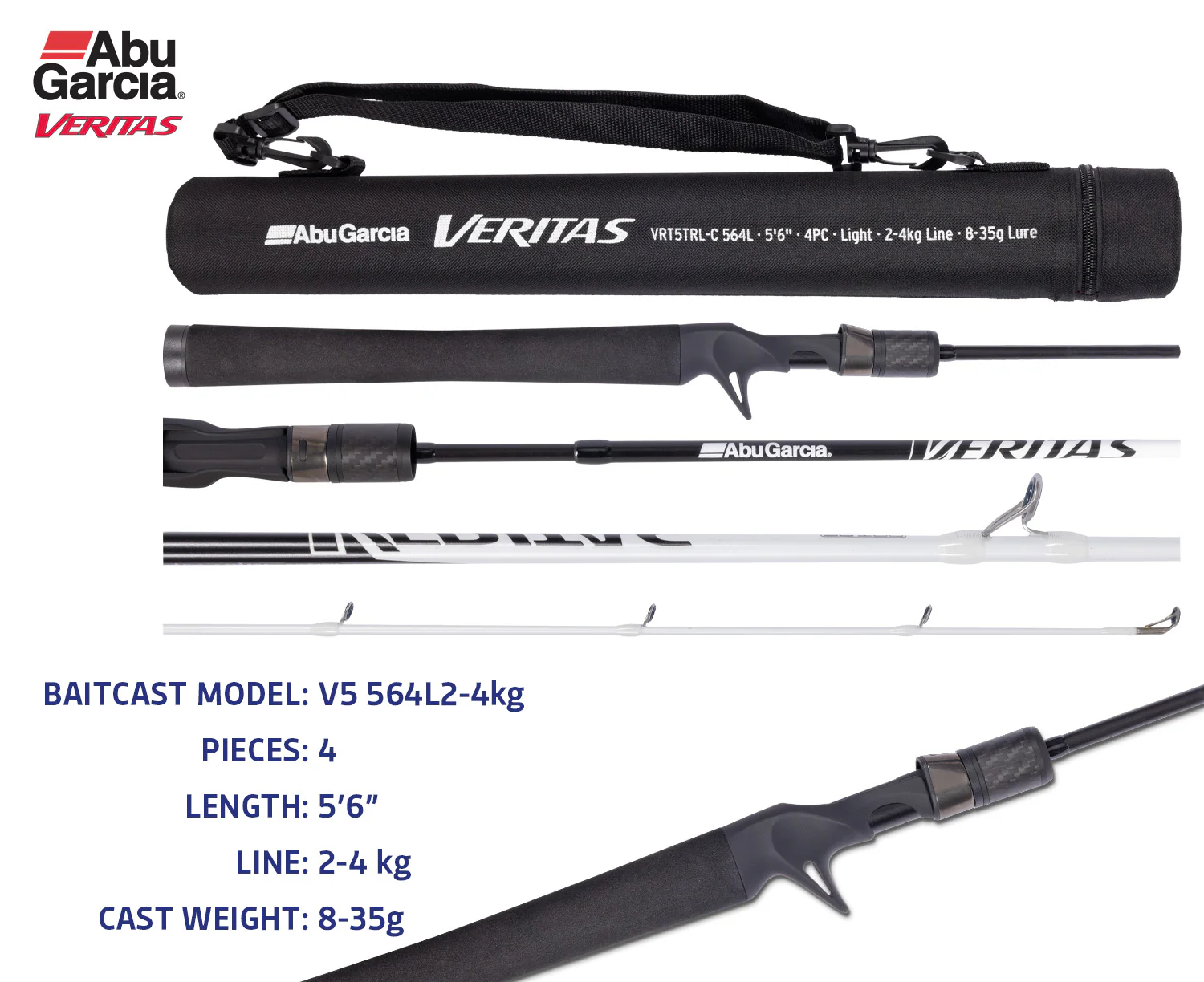 Abu Garcia Veritas V5 Travel Rods - Image 6