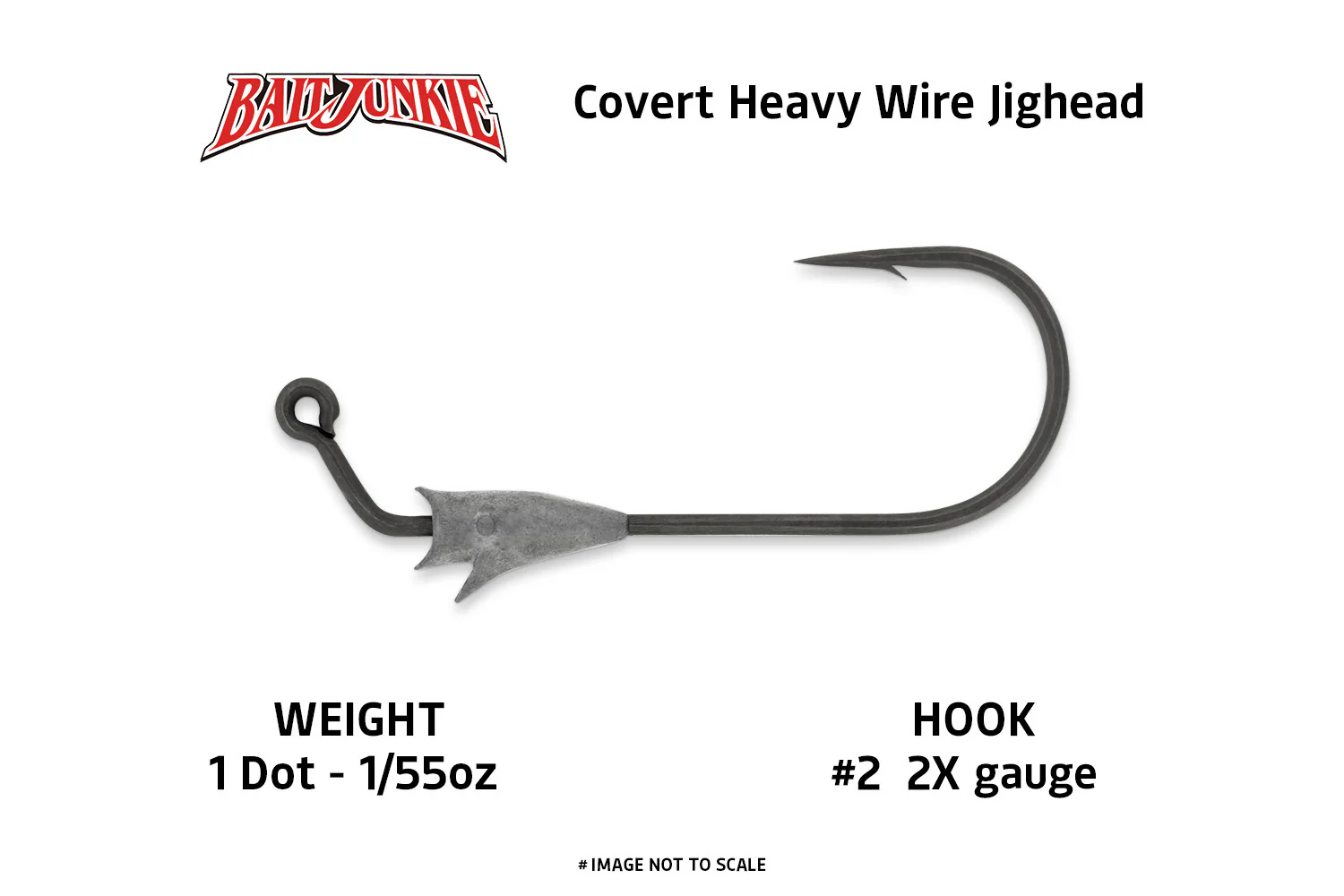 Bait Junkie Covert Heavy Wire Jighead - Image 3