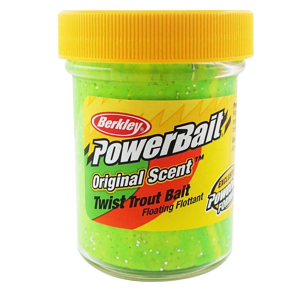 Berkley Powerbait Original Scent Lime Twist Trout Bait - Image 3