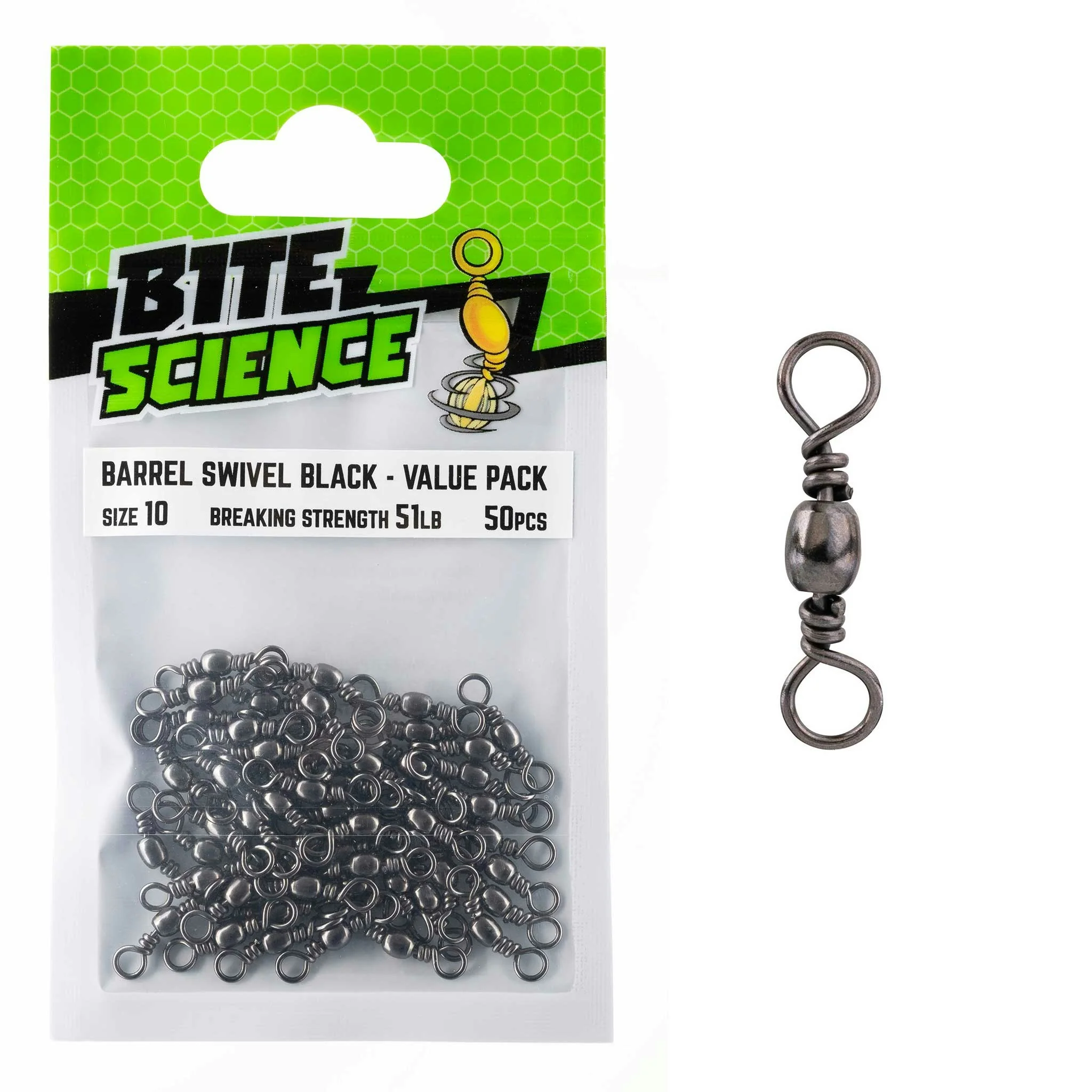 Bite Science Swivels Black Barrel - Image 11