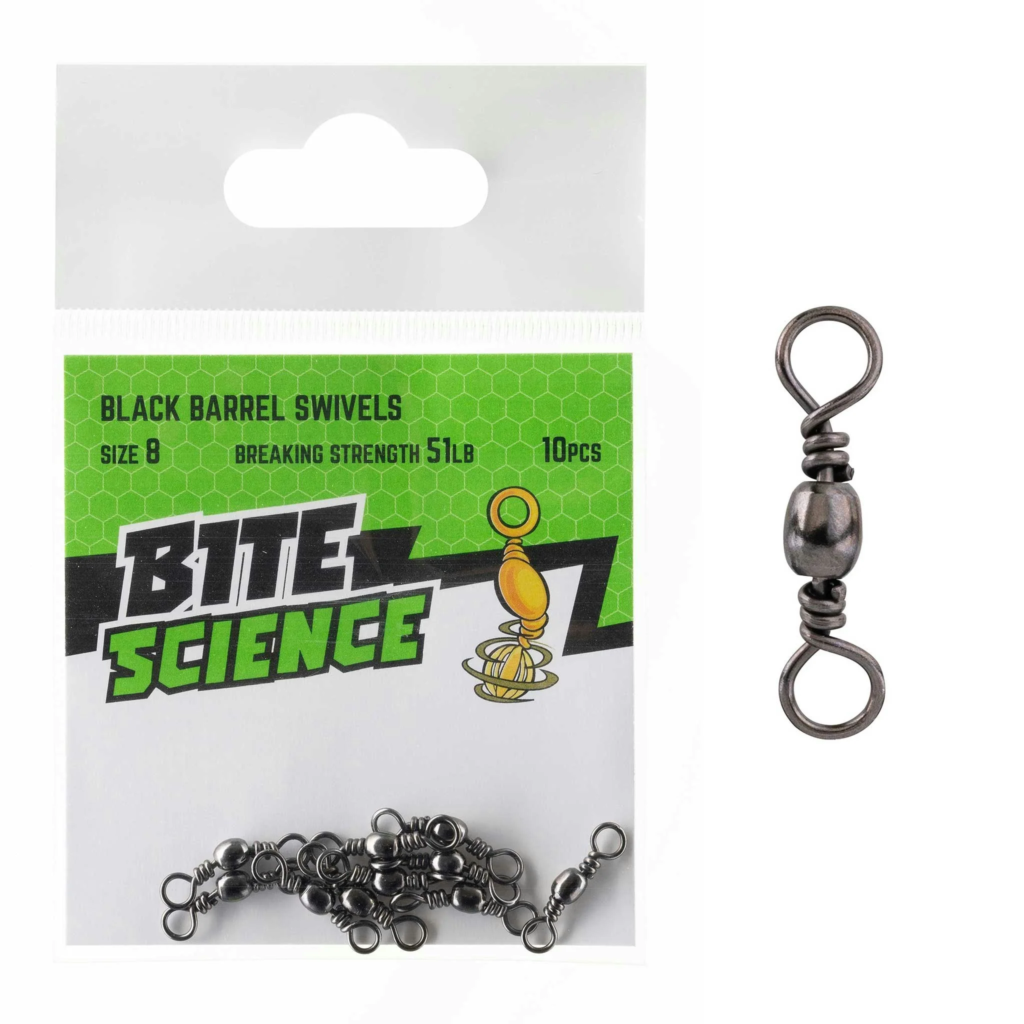 Bite Science Swivels Black Barrel - Image 14