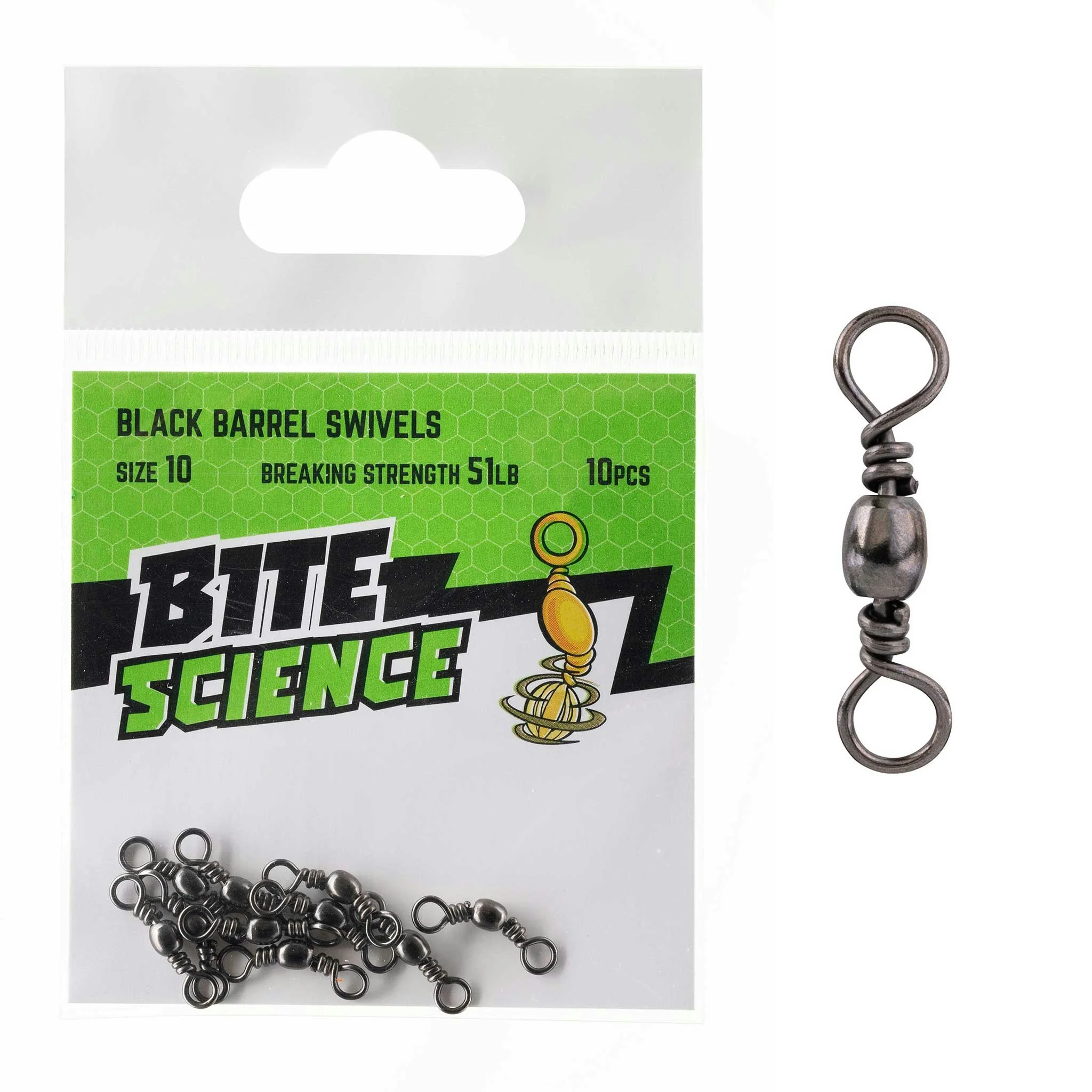Bite Science Swivels Black Barrel - Image 23