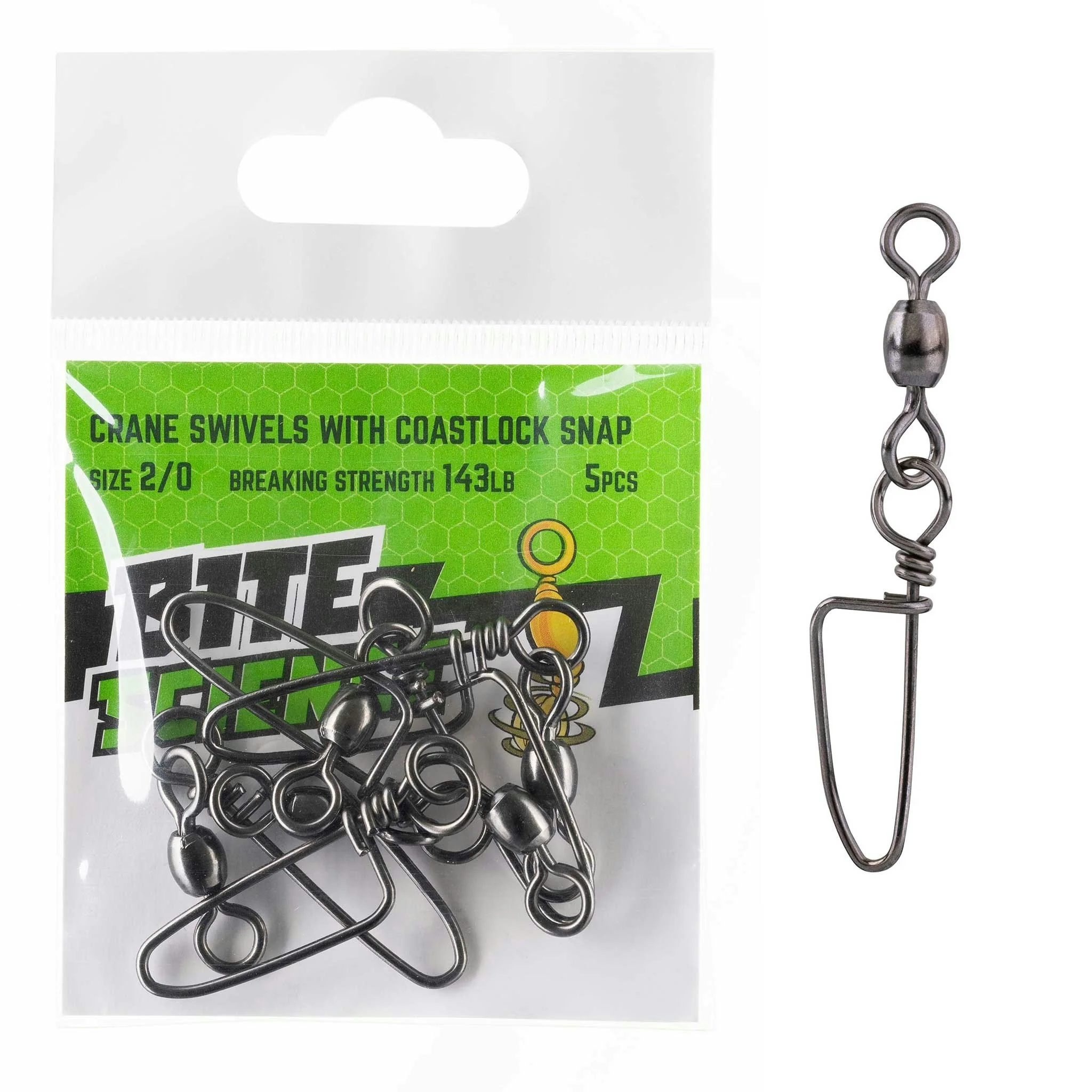 Bite Science Swivels Crane with Coastlock Snap - Image 13