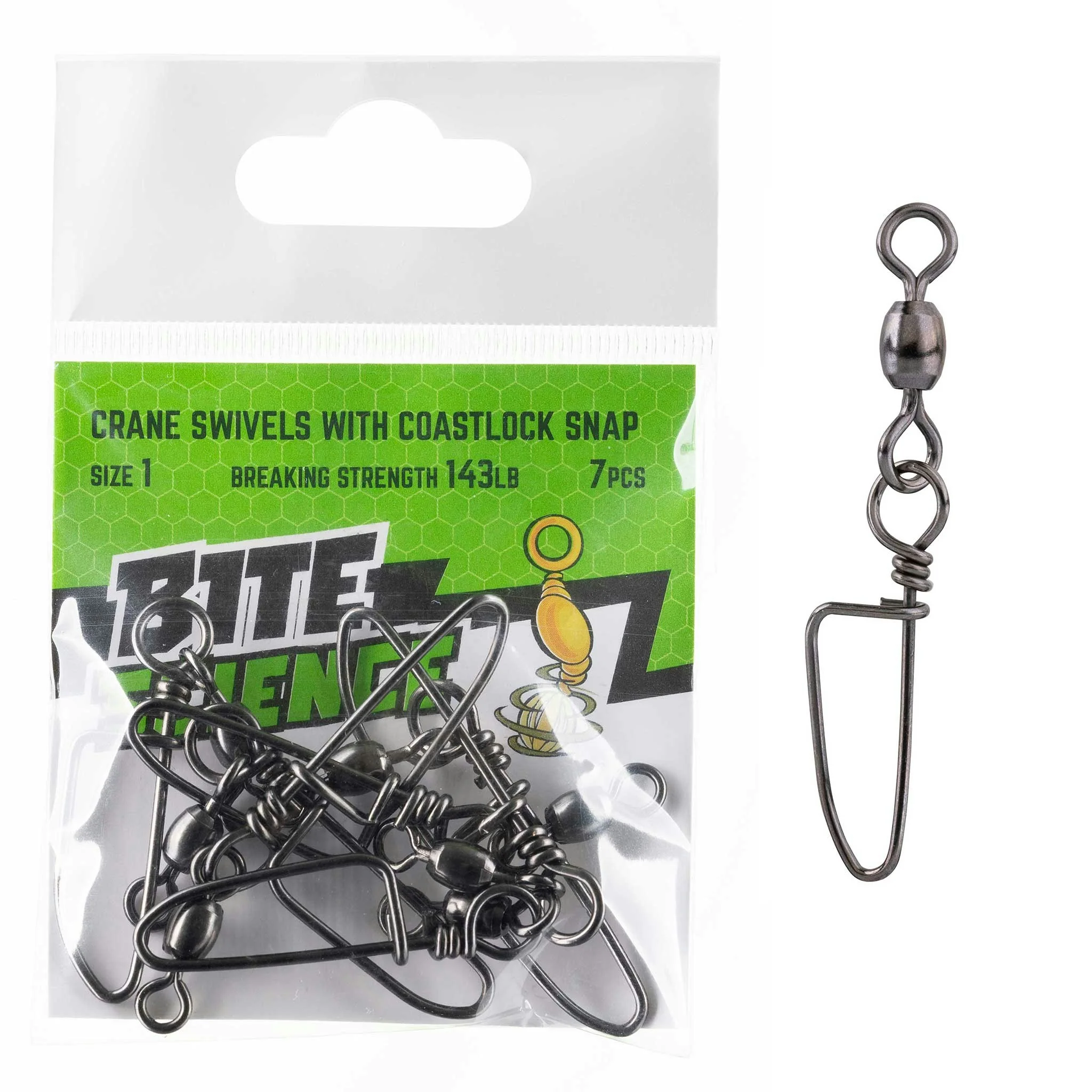 Bite Science Swivels Crane with Coastlock Snap - Image 3
