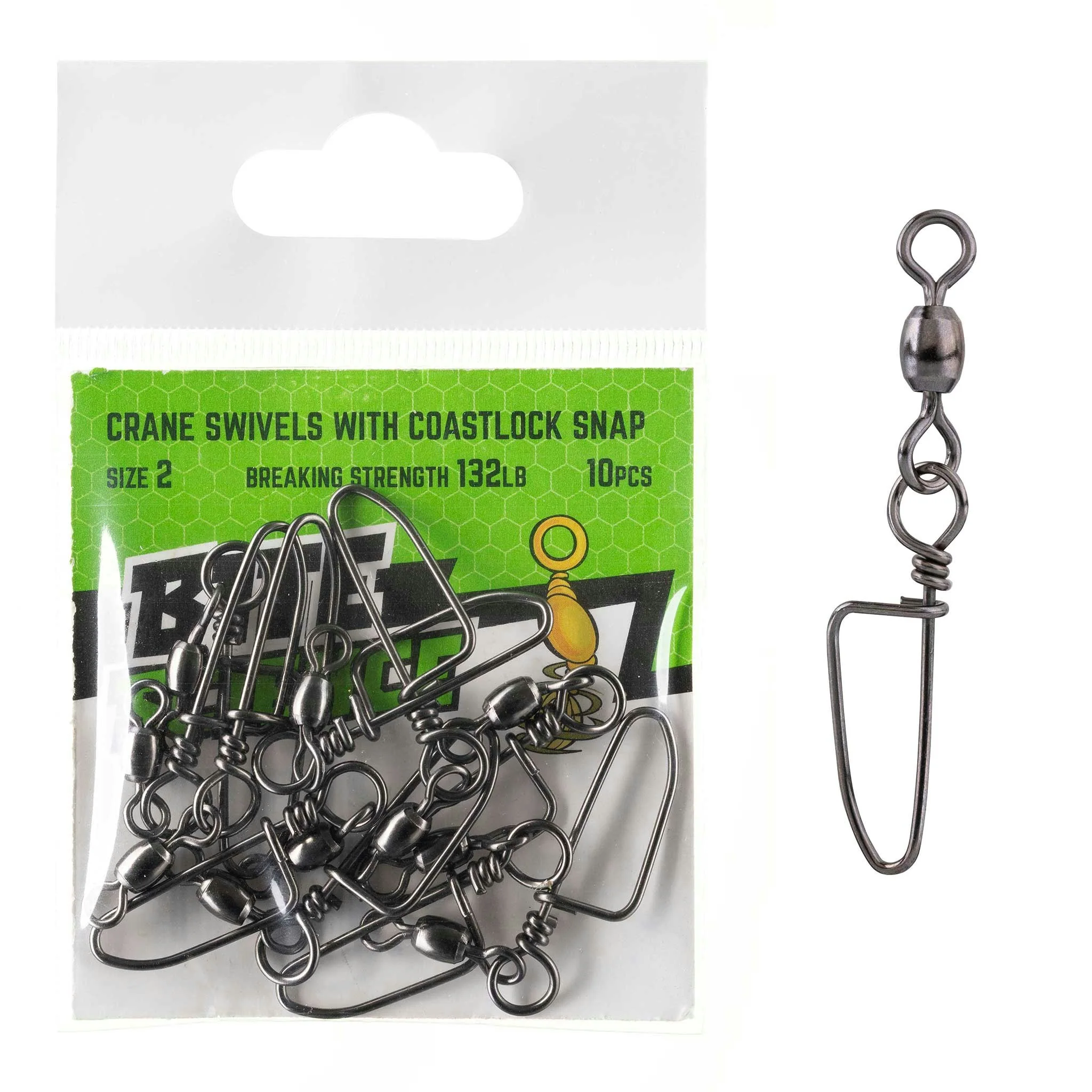 Bite Science Swivels Crane with Coastlock Snap - Image 9