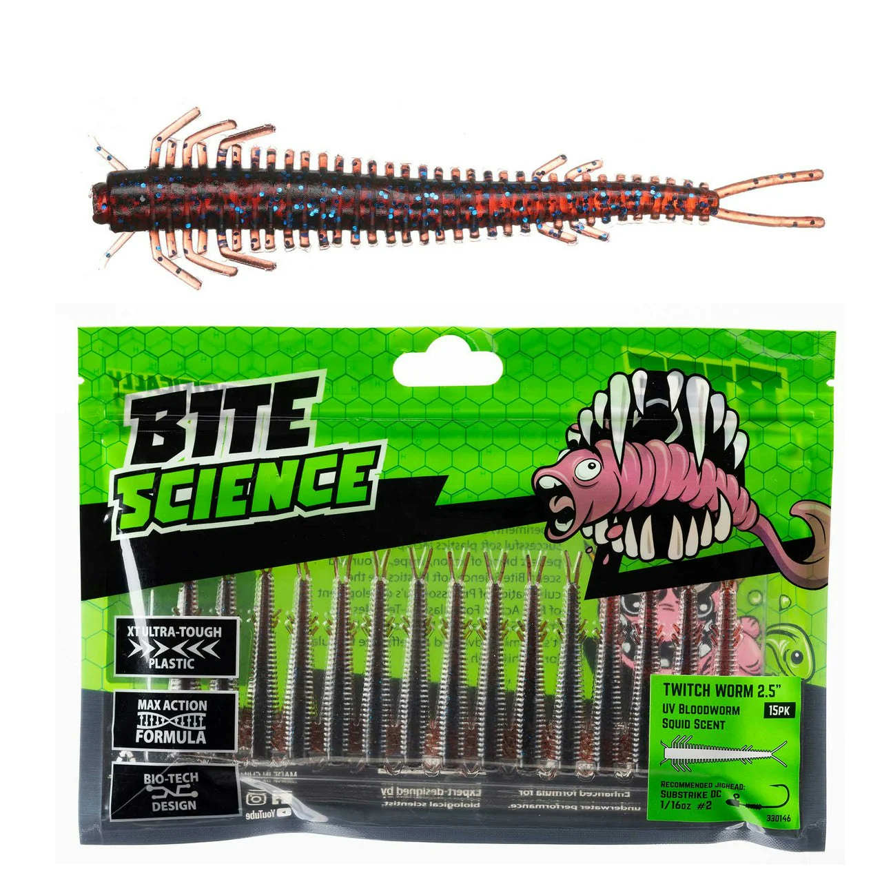 Bite Science Twitch Worm Lures - Image 5