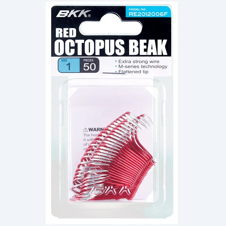BKK Red Octopus Beak Hook (Bulk) - Image 10