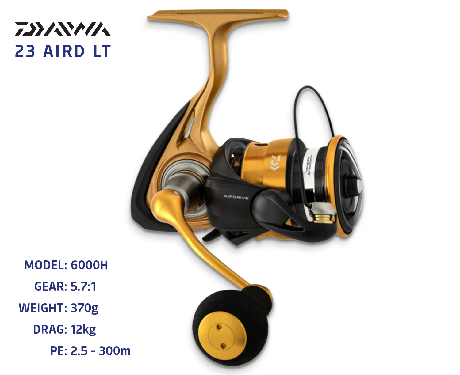 Daiwa 23 Aird LT Spin Reel - Image 6