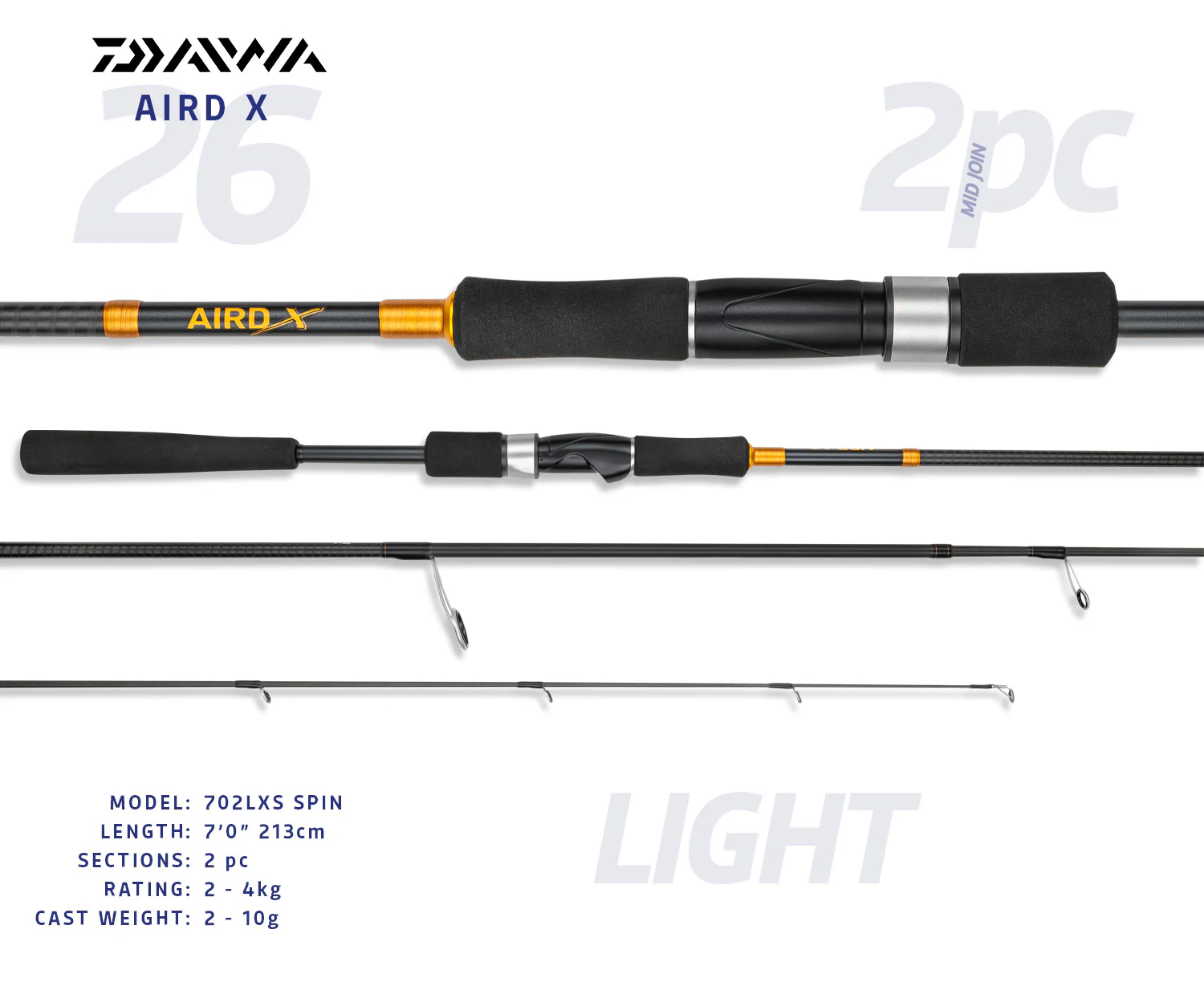 Daiwa 26 Aird Rods - Image 5