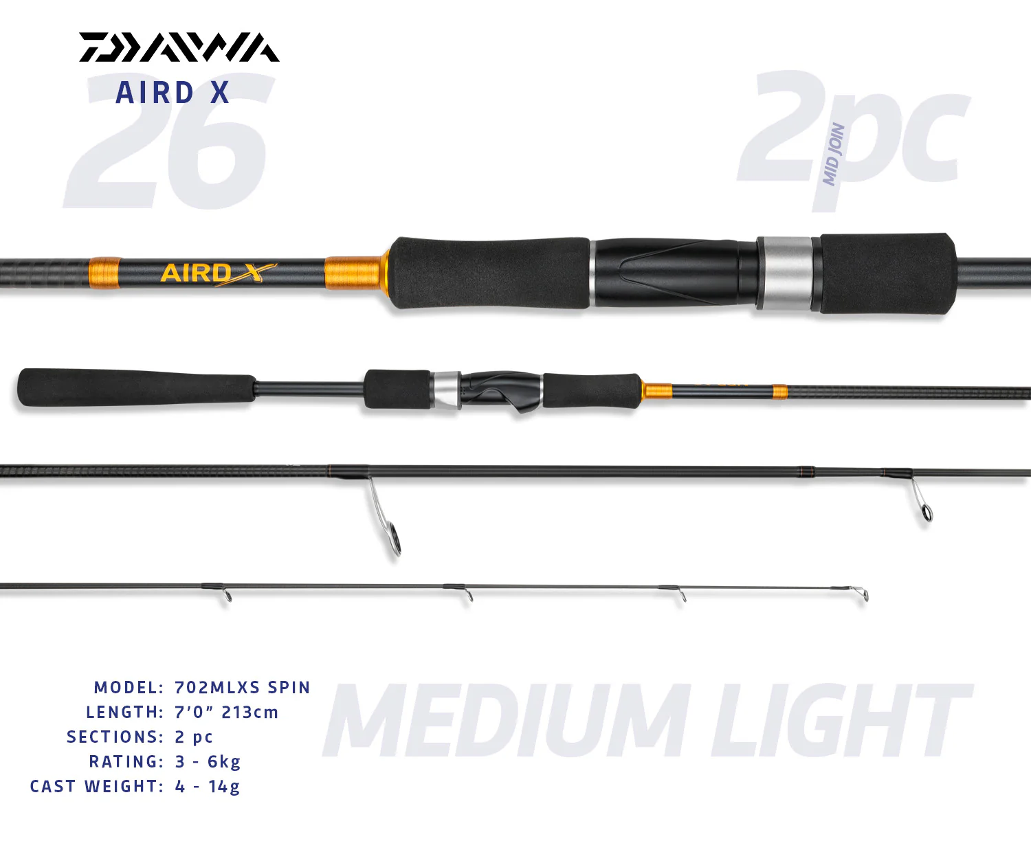 Daiwa 26 Aird Rods - Image 6