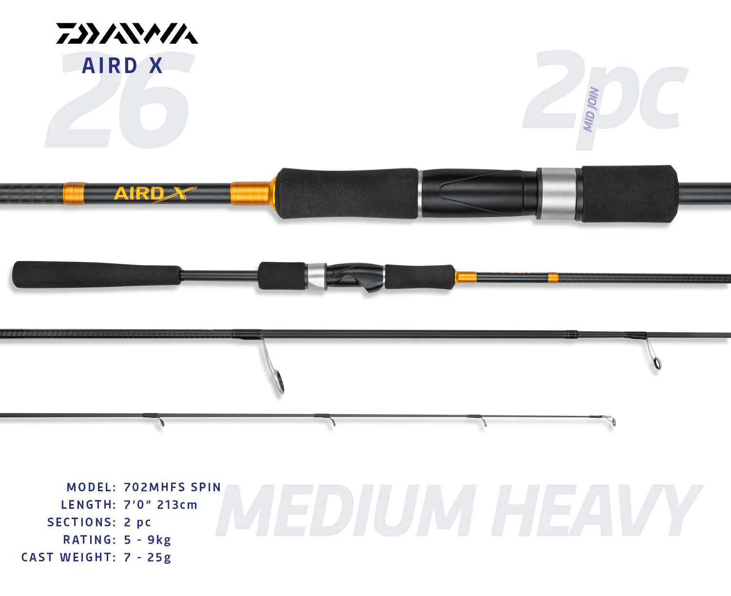 Daiwa 26 Aird Rods - Image 8