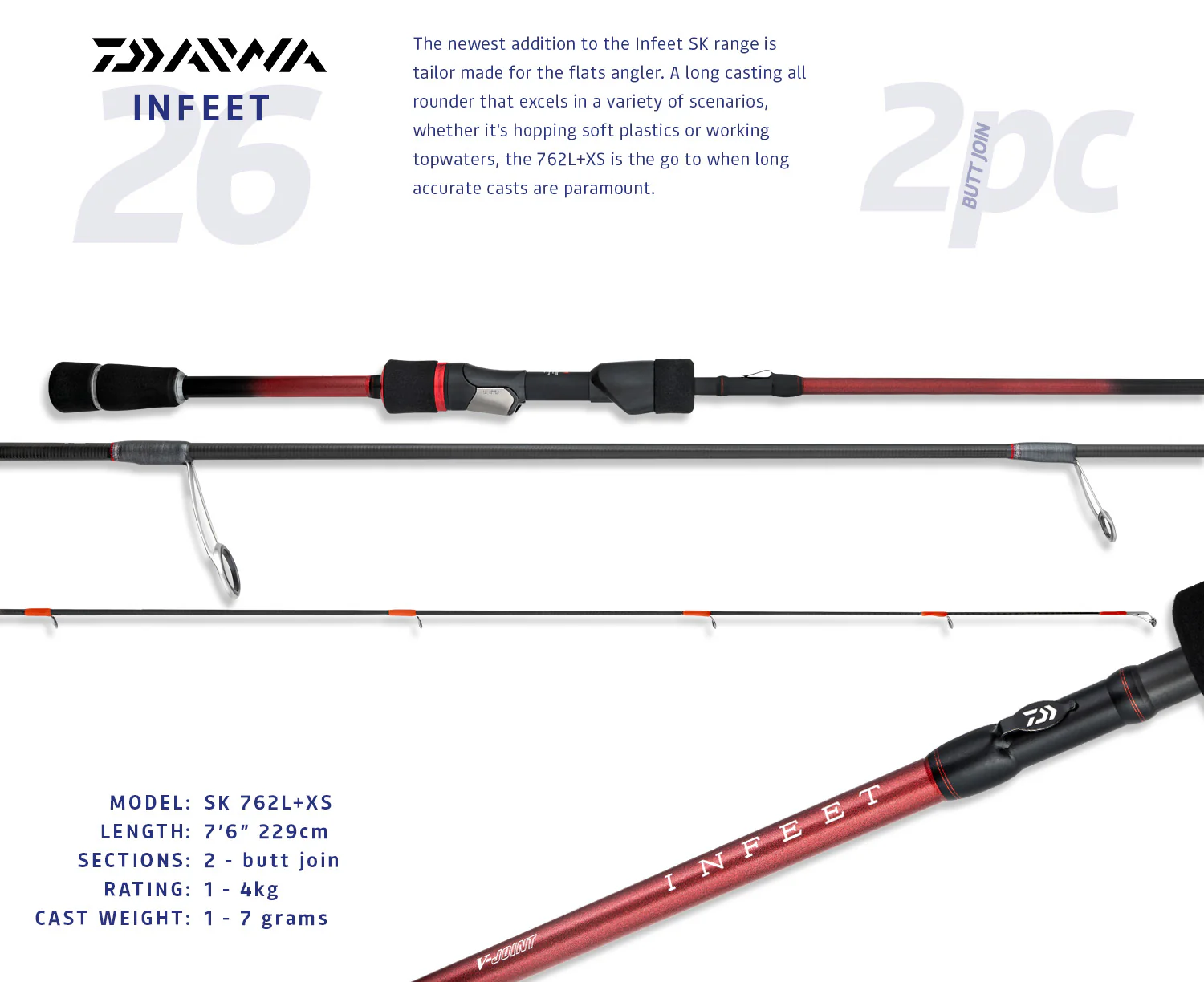 Daiwa 26 Infeet rods - Image 6