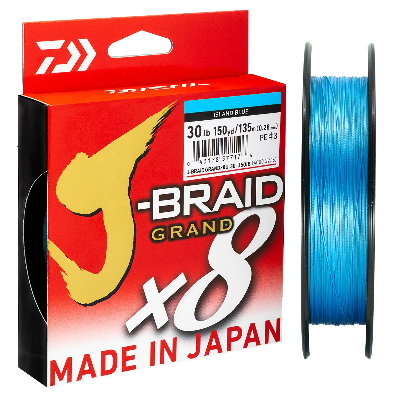 Daiwa J-Braid 8 Grand - Island Blue Line - Image 3