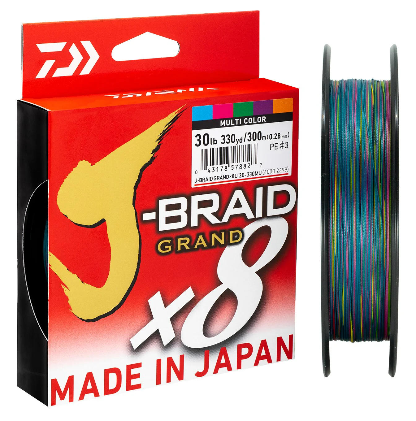 Daiwa J-Braid 8 Grand - Multi-Colour Line - Image 20