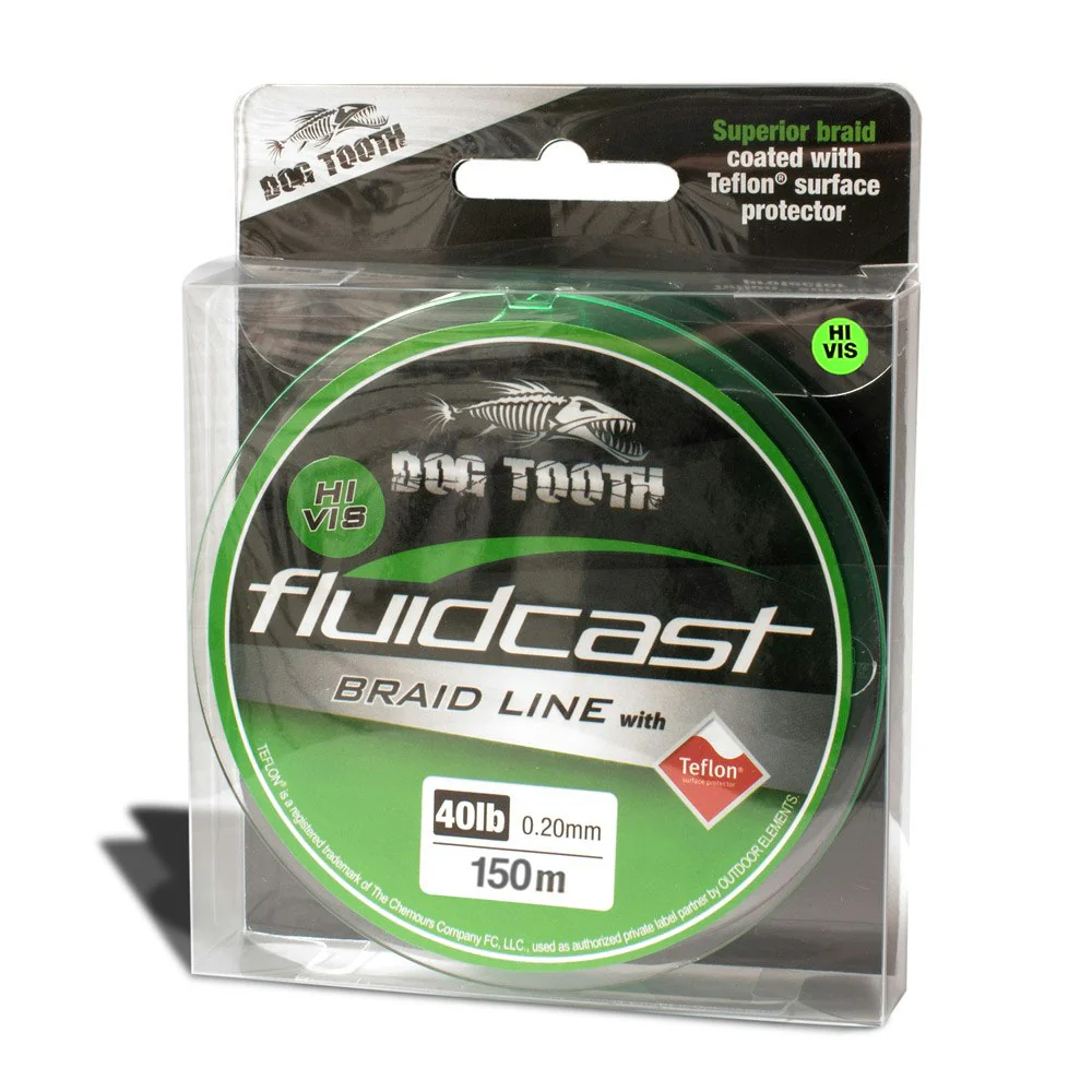 Dog Tooth Fluidcast Braid - Hi Vis Green - Image 12