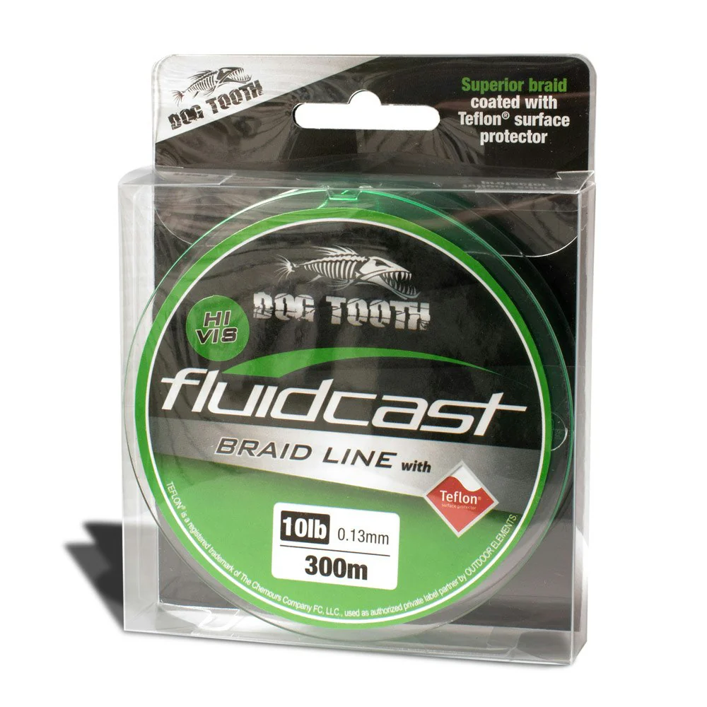 Dog Tooth Fluidcast Braid - Hi Vis Green - Image 18