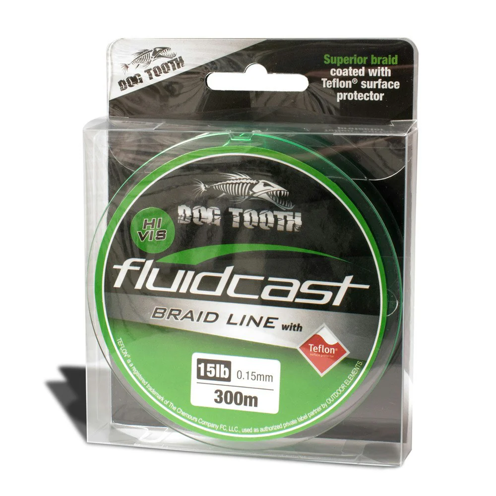 Dog Tooth Fluidcast Braid - Hi Vis Green - Image 25