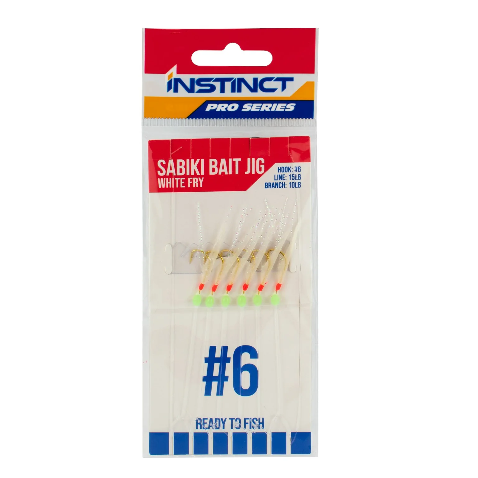 Instinct Pro Sabiki Bait Jig Ruby Red Fry - Image 7