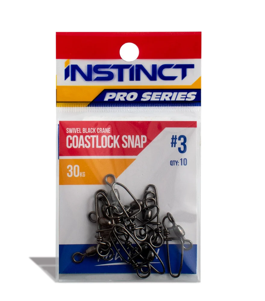 Instinct Pro Swivel Black Crane Coastlock Snap - Image 4