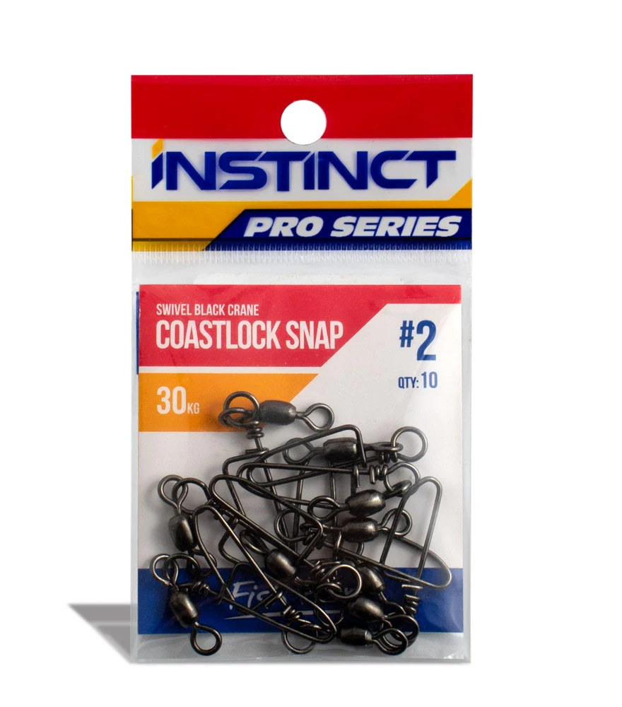 Instinct Pro Swivel Black Crane Coastlock Snap - Image 5