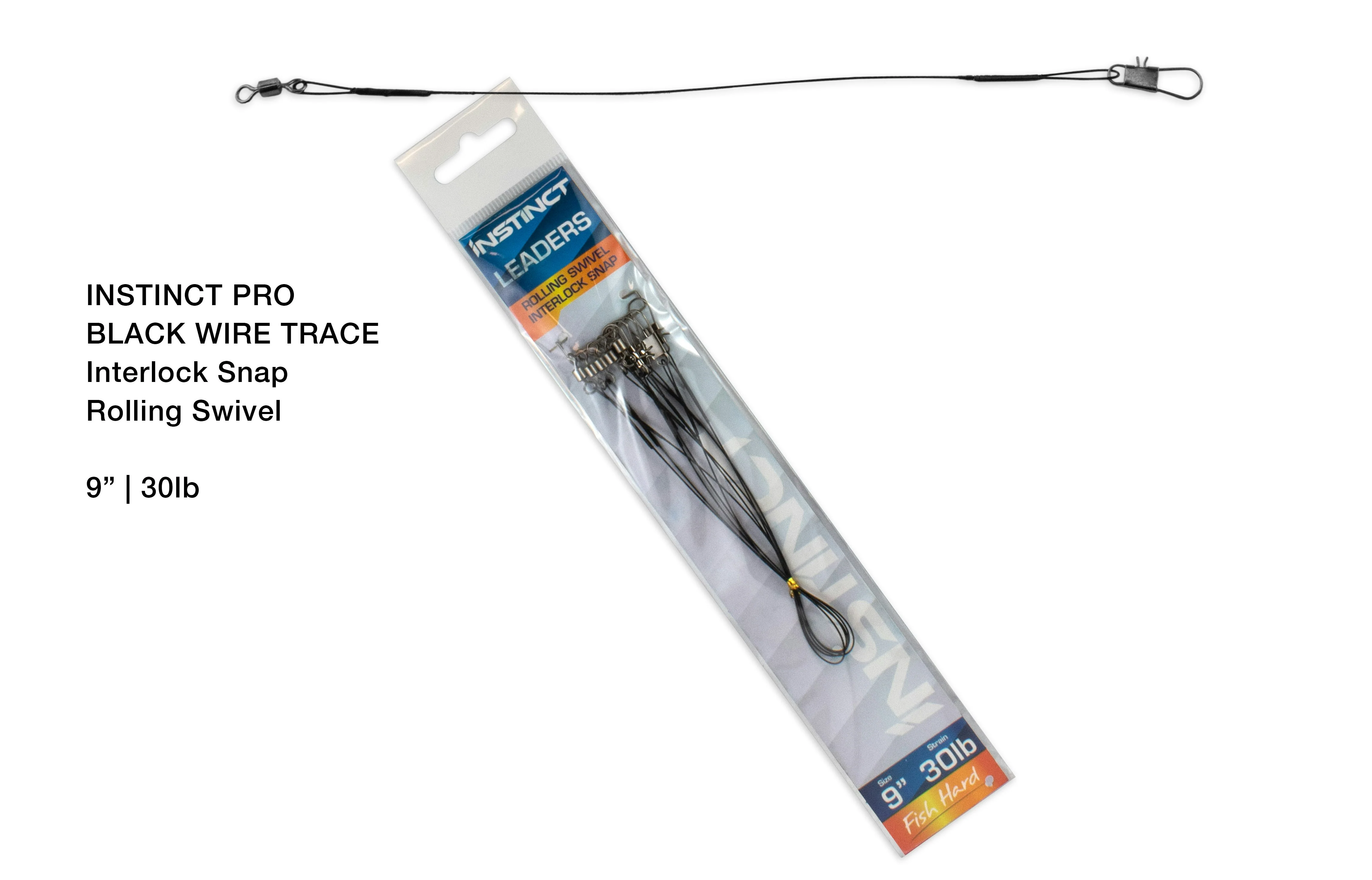 Instinct Trace Black Wire with Interlock Snap - Image 3