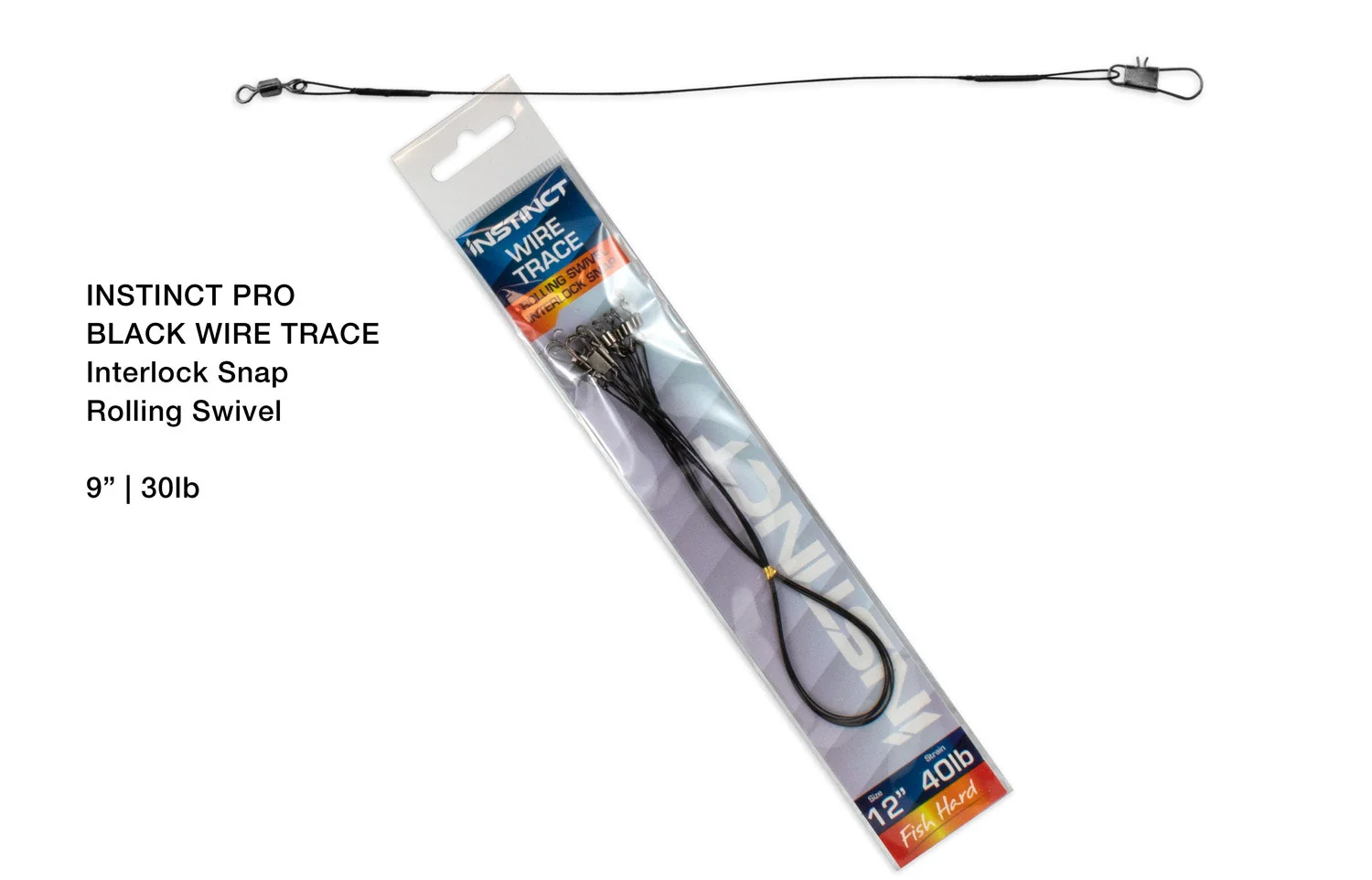 Instinct Trace Black Wire with Interlock Snap - Image 4