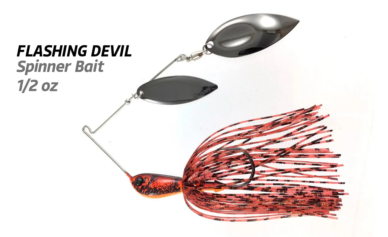 Jackson Qu-On Flashin Devil Spinner Baits - Image 13