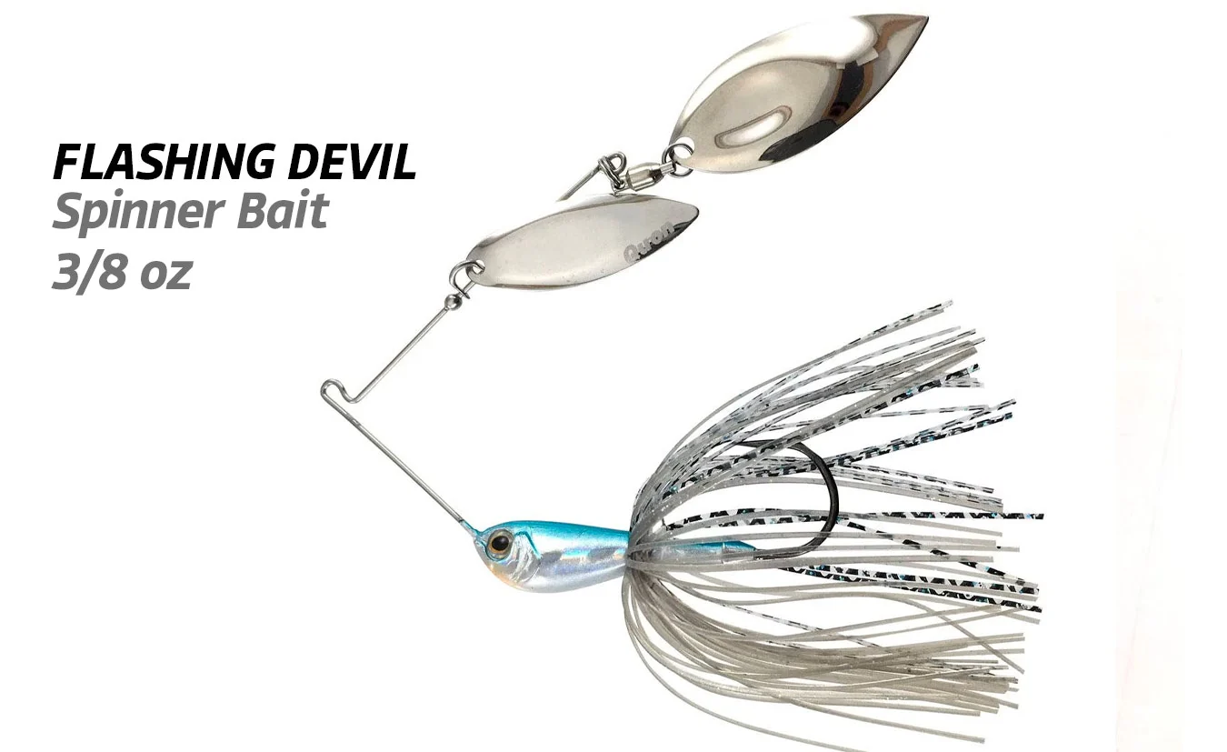 Jackson Qu-On Flashin Devil Spinner Baits - Image 3