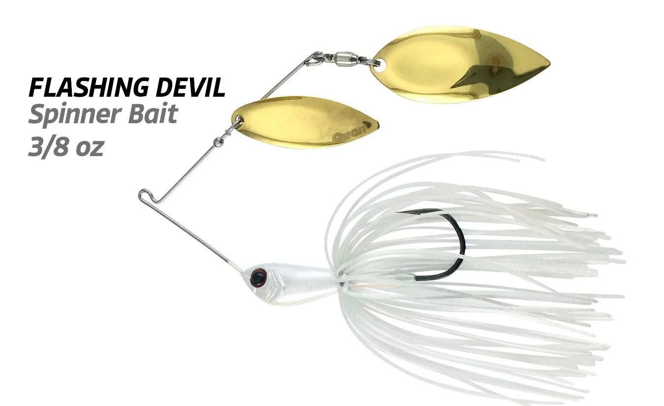 Jackson Qu-On Flashin Devil Spinner Baits - Image 5
