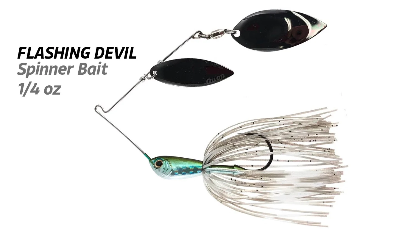 Jackson Qu-On Flashin Devil Spinner Baits - Image 7