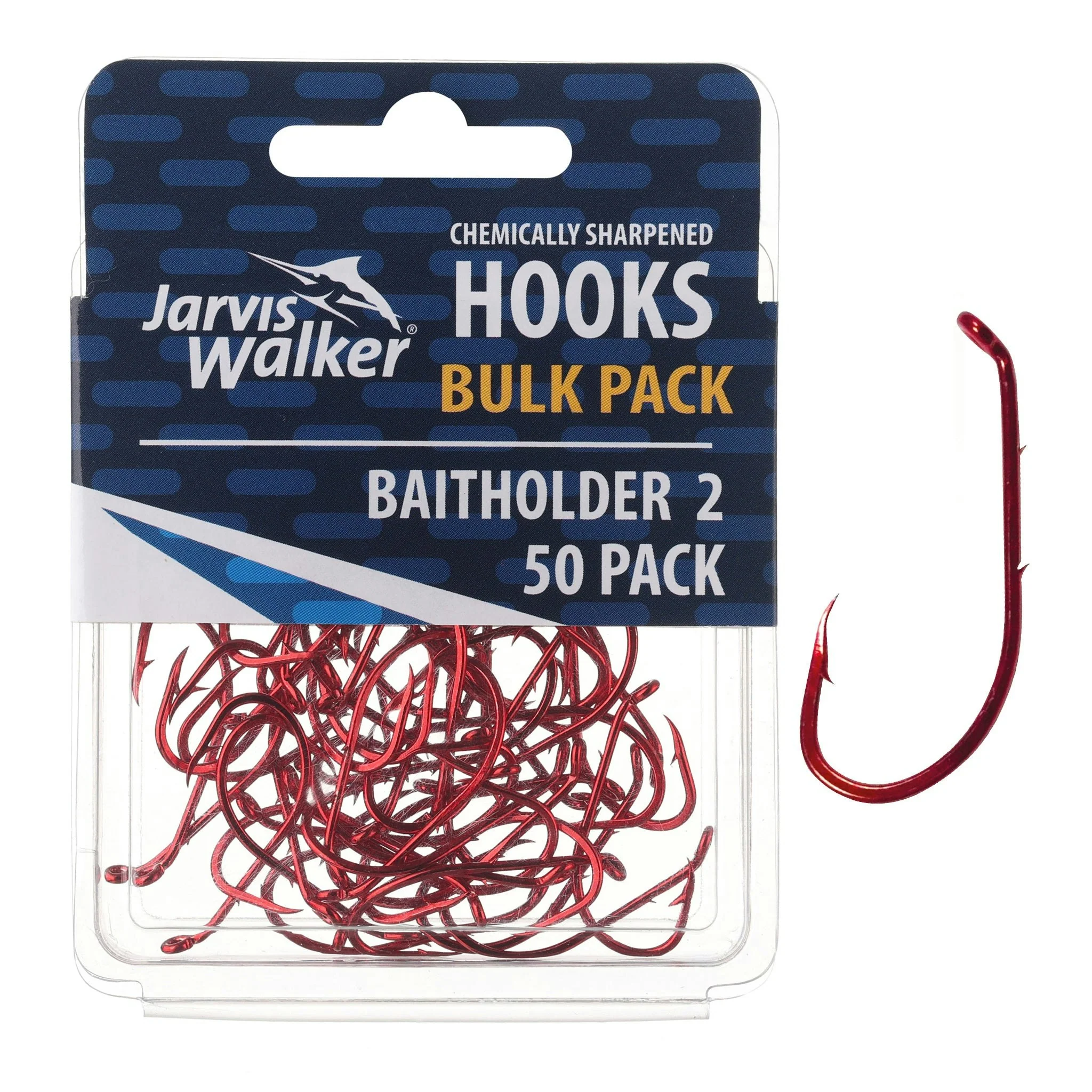 Jarvis Walker Red Baitholder Hooks - Image 17