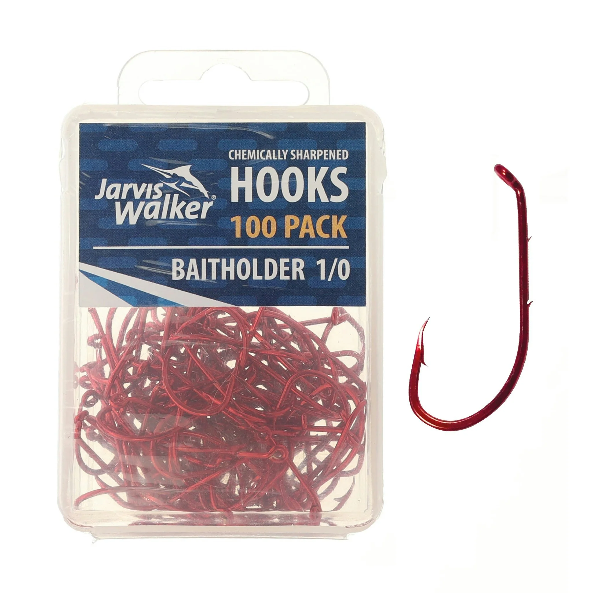 Jarvis Walker Red Baitholder Hooks - Image 23