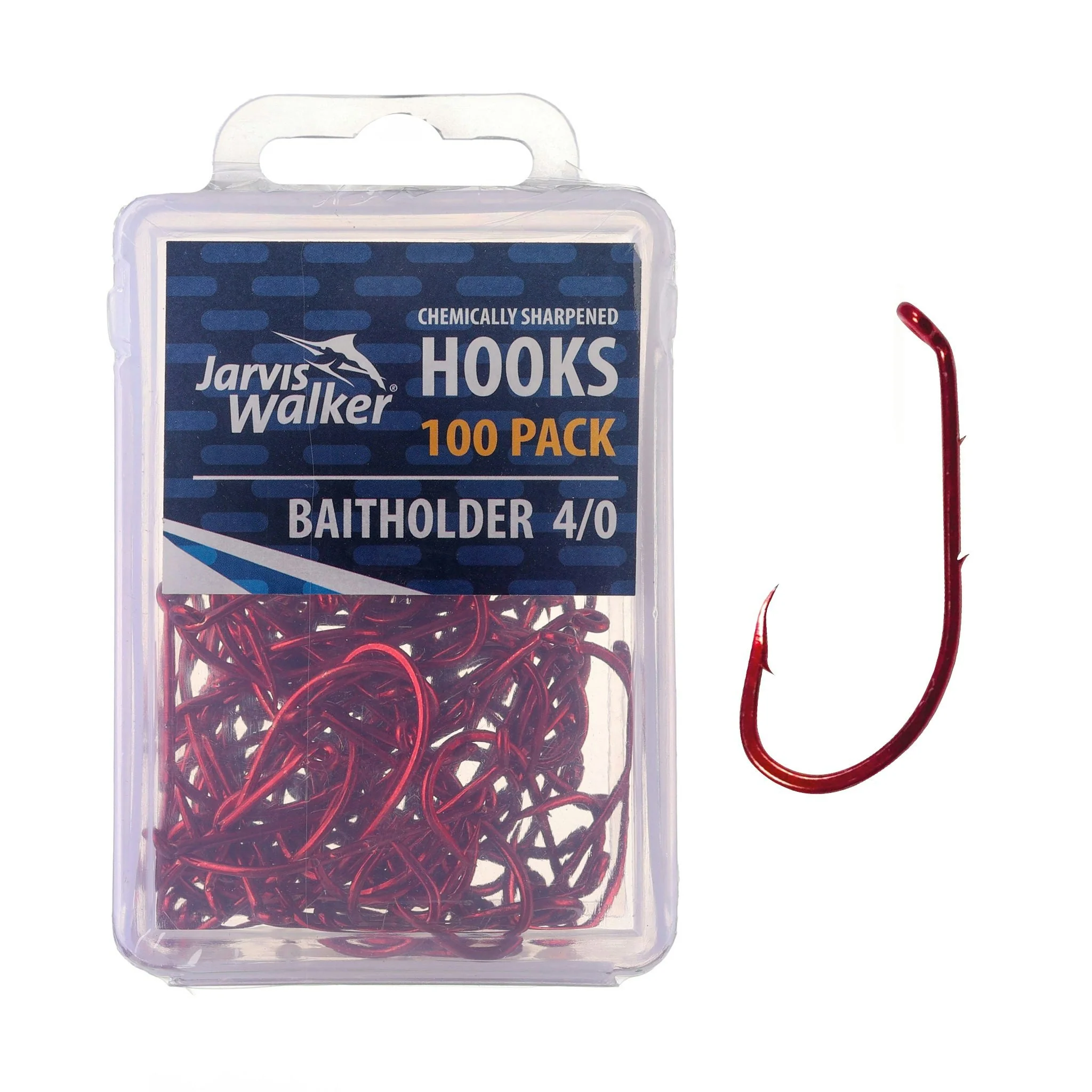 Jarvis Walker Red Baitholder Hooks - Image 24