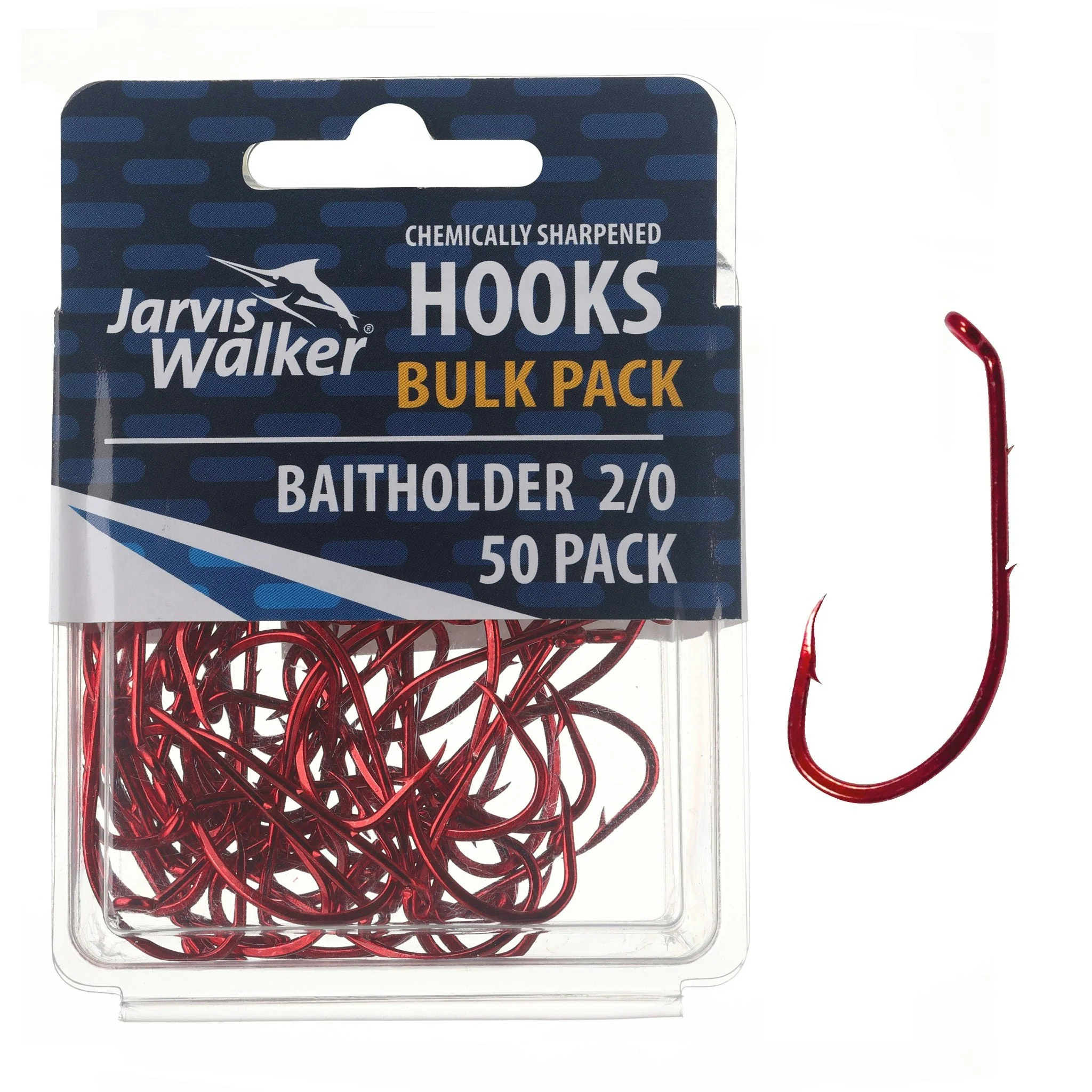 Jarvis Walker Red Baitholder Hooks - Image 28
