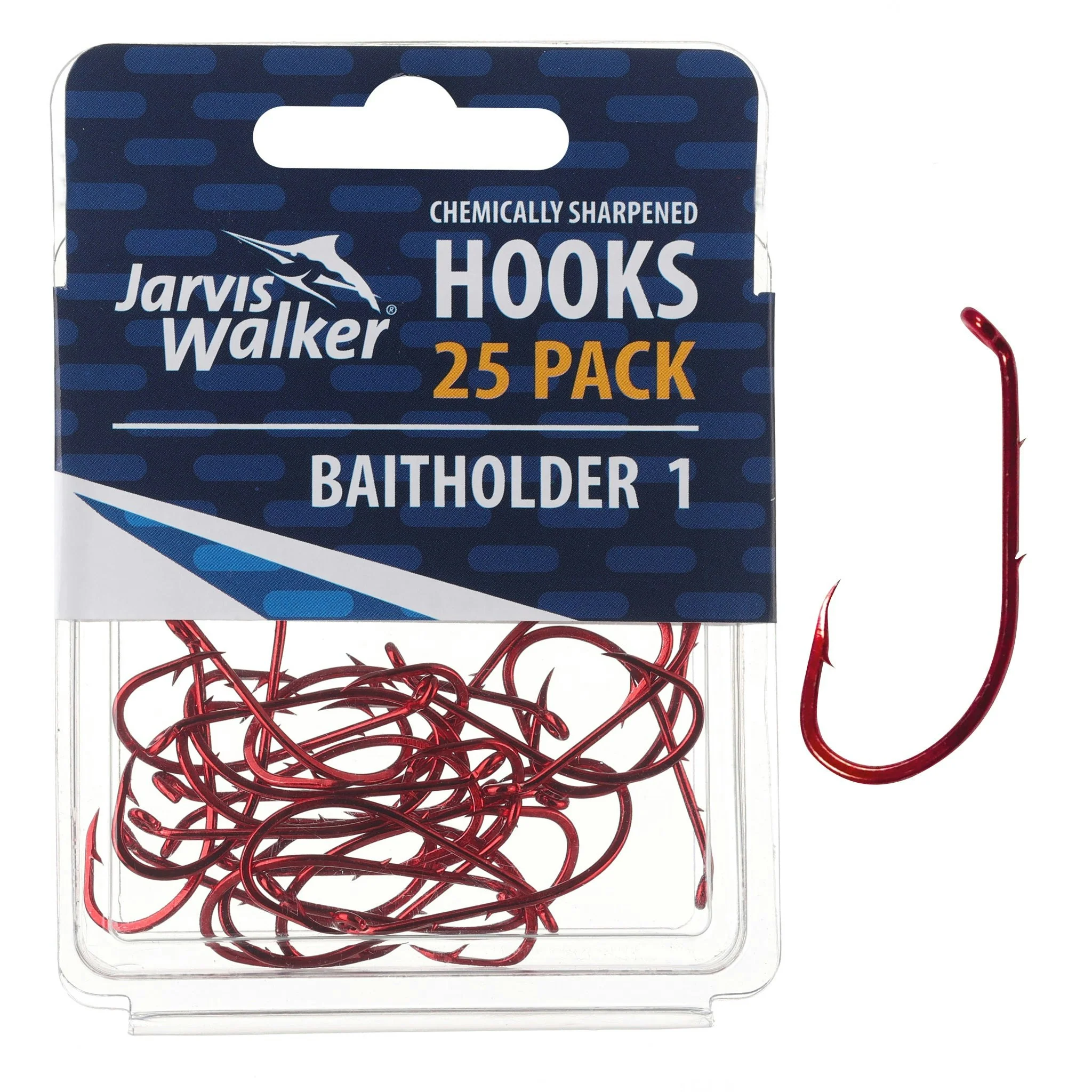 Jarvis Walker Red Baitholder Hooks - Image 35