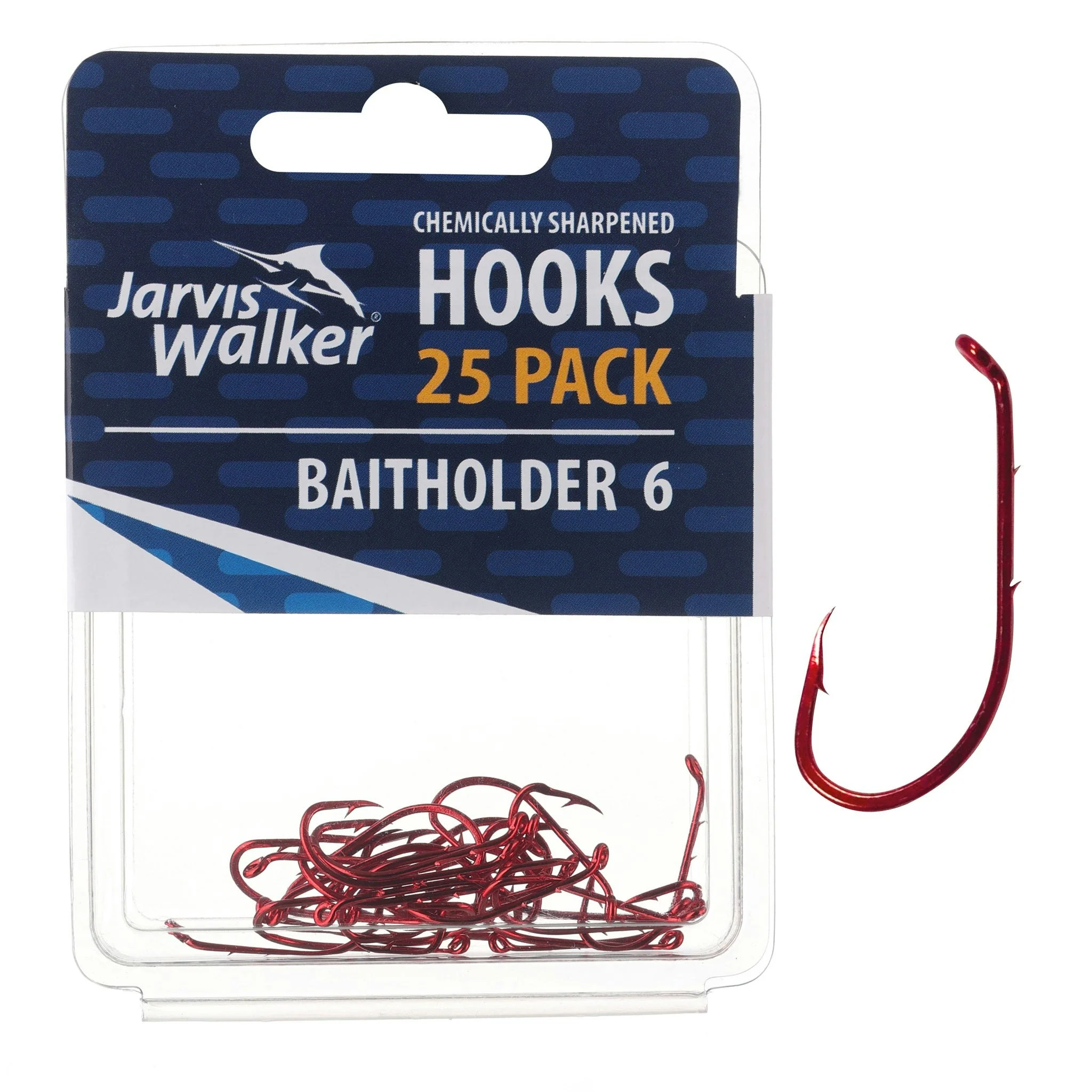 Jarvis Walker Red Baitholder Hooks - Image 37