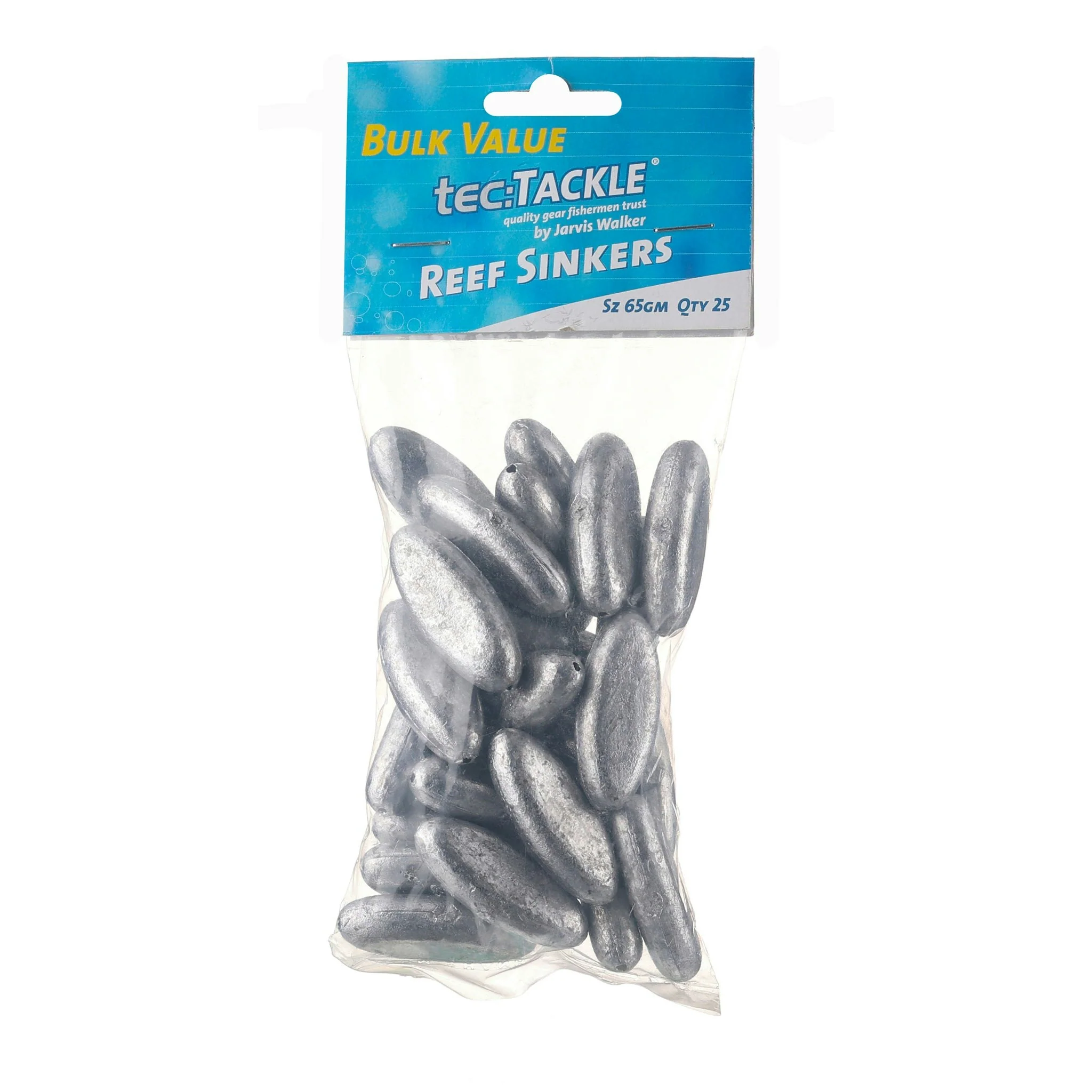 Jarvis Walker Reef Sinkers Value Pack 65g - 25pk - Image 3