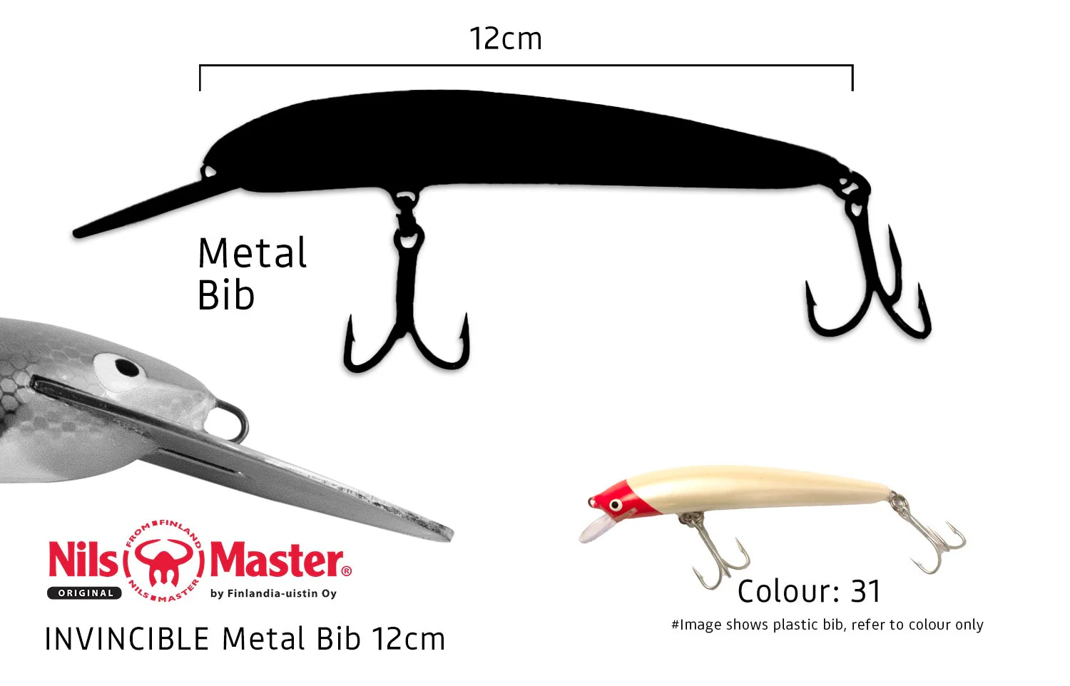 Nils Master INV-DR-Metal-Bib 12cm 24g - Image 3