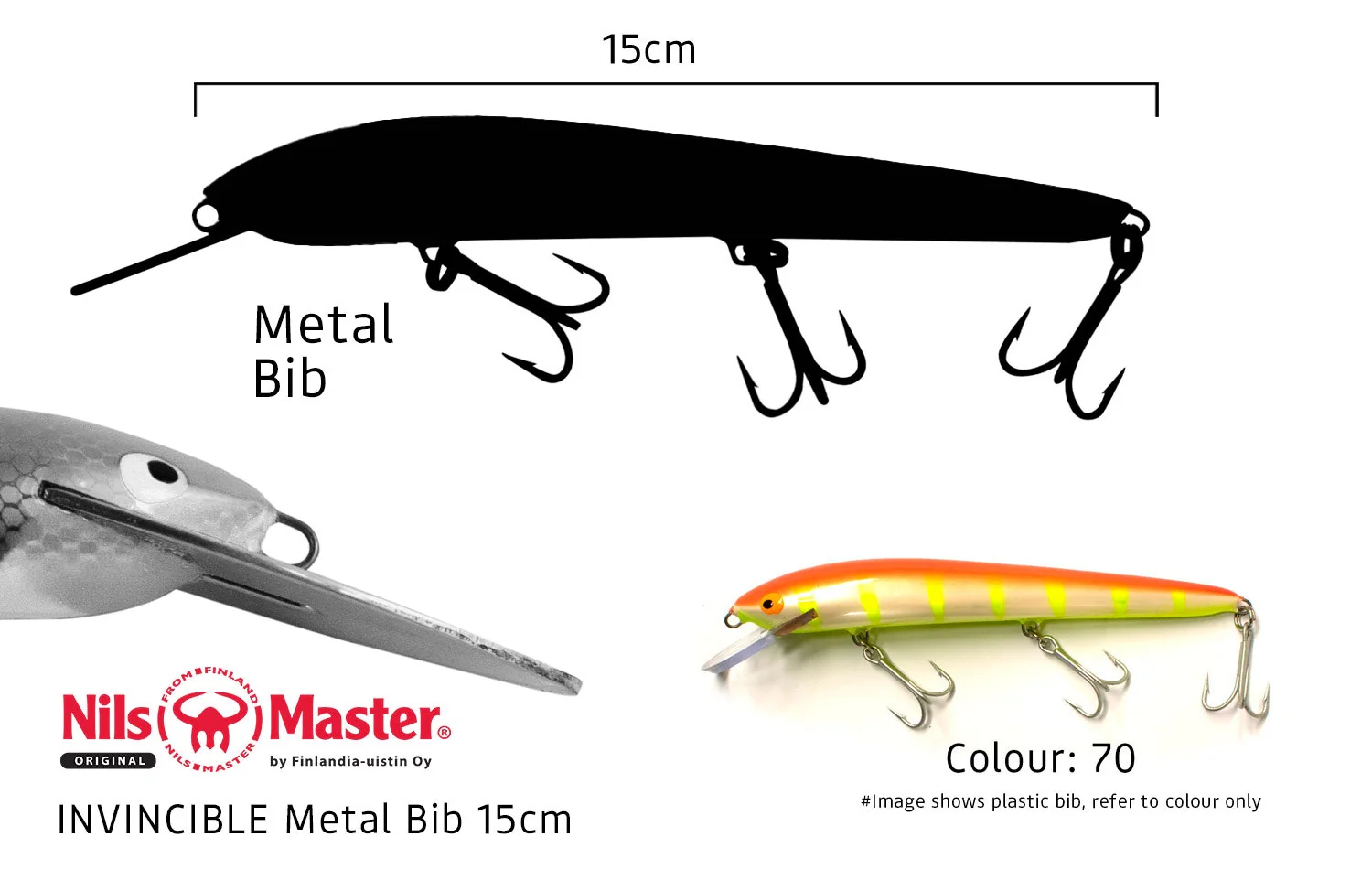 Nils Master INV-DR-Metal-Bib 15cm 30g - Image 2