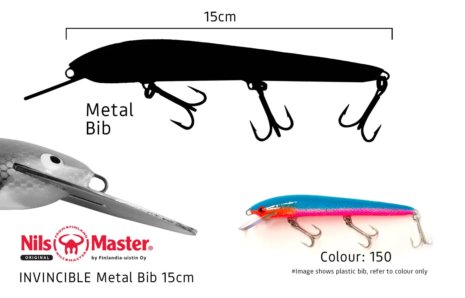 Nils Master INV-DR-Metal-Bib 15cm 30g - Image 3