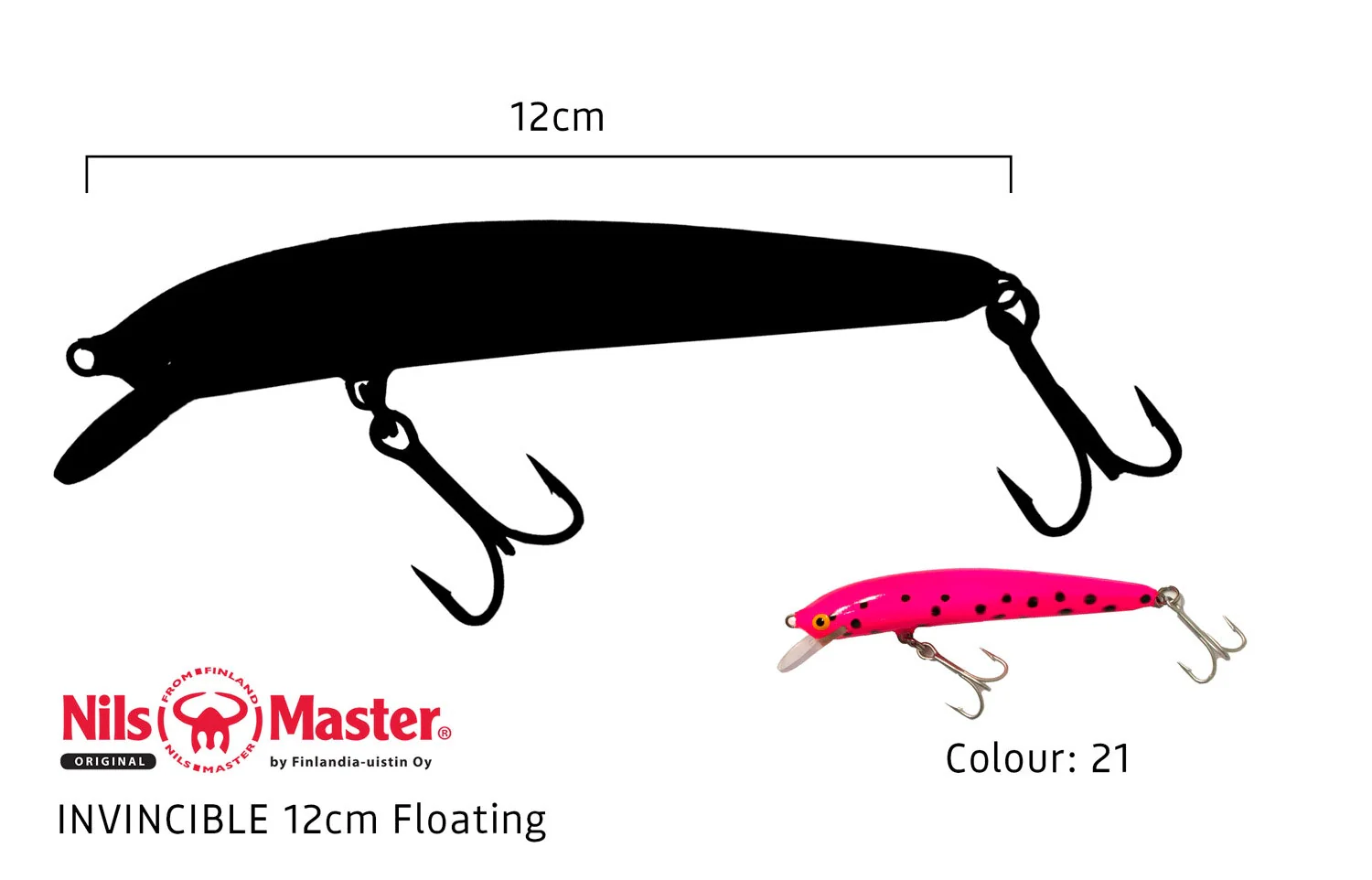 Nils Master Invincible-F 12cm 24g - Image 11