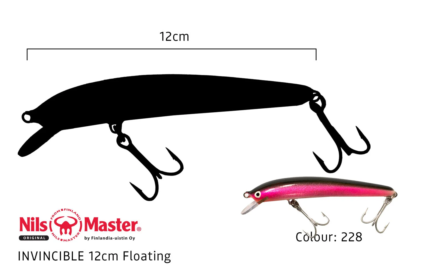 Nils Master Invincible-F 12cm 24g - Image 13