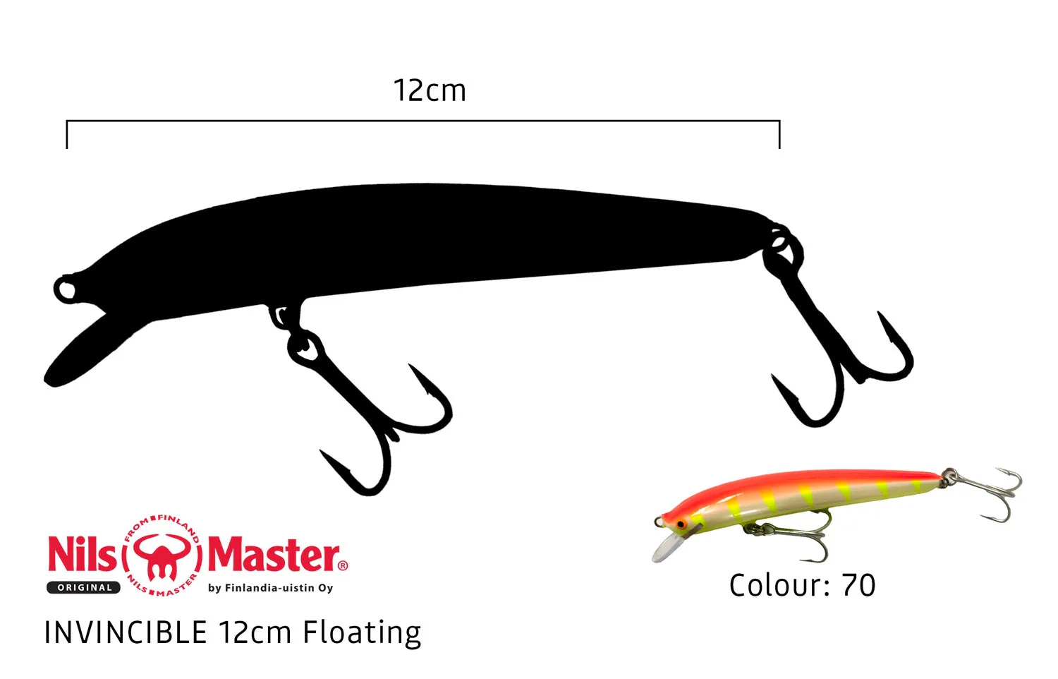 Nils Master Invincible-F 12cm 24g - Image 14