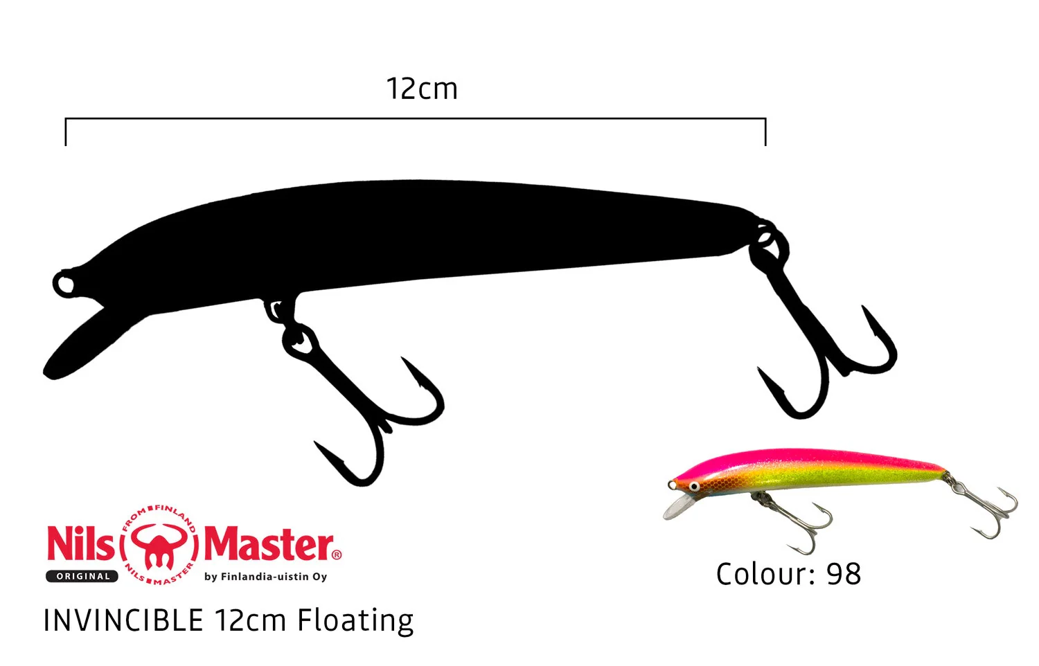 Nils Master Invincible-F 12cm 24g - Image 17
