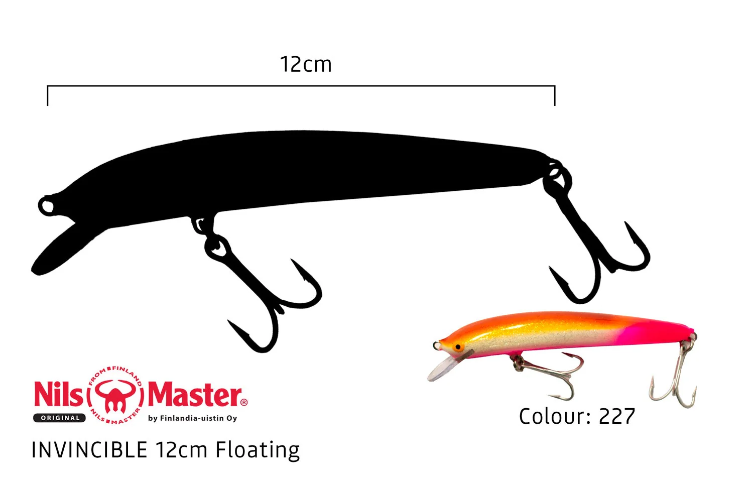 Nils Master Invincible-F 12cm 24g - Image 18