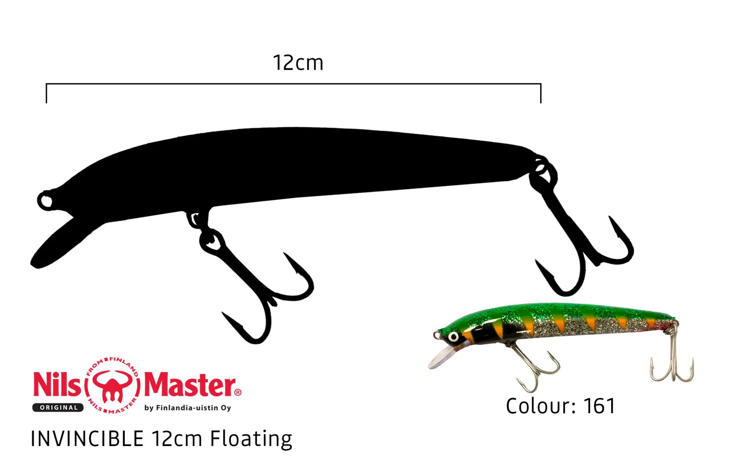 Nils Master Invincible-F 12cm 24g - Image 22