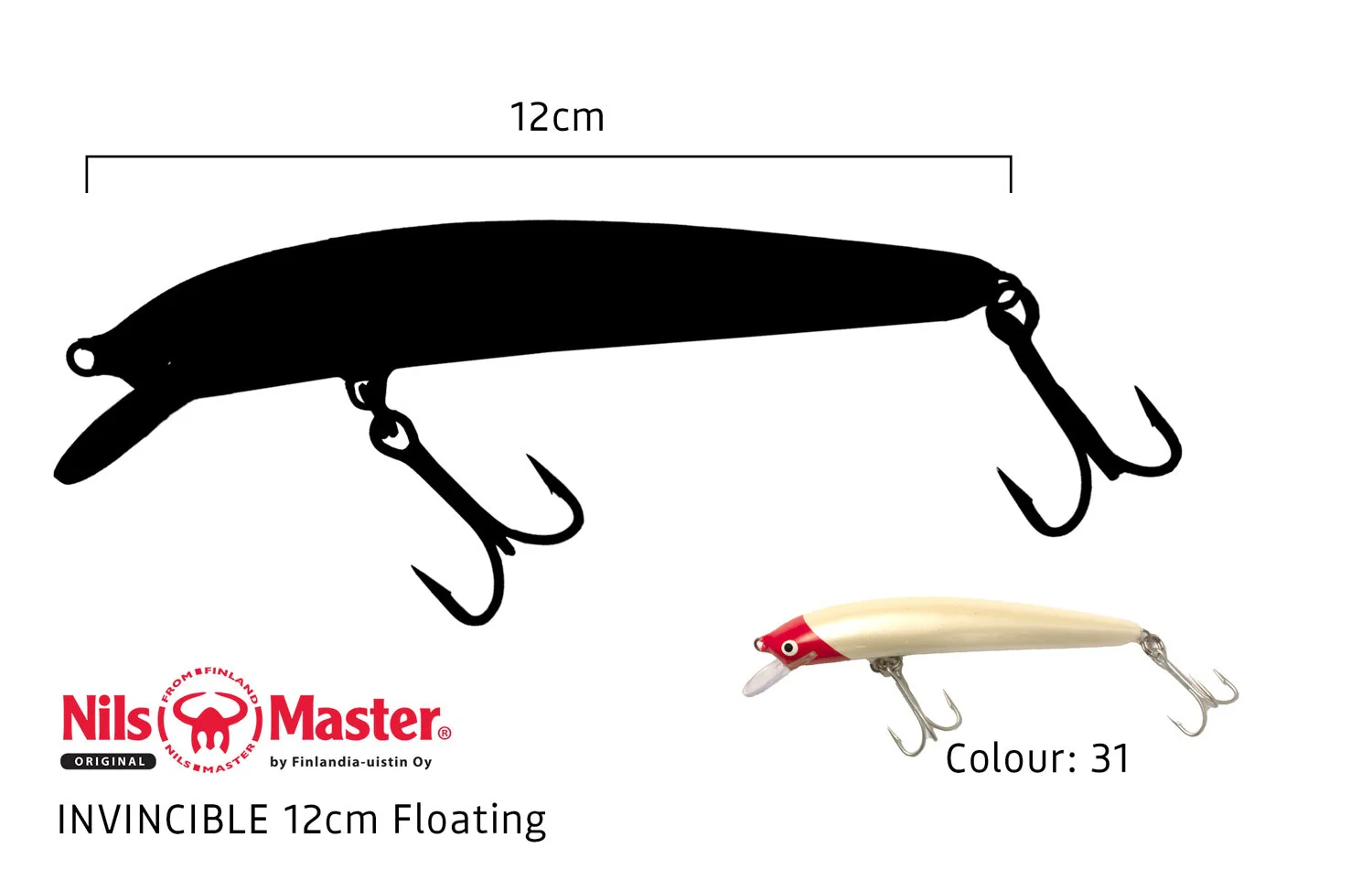 Nils Master Invincible-F 12cm 24g - Image 23